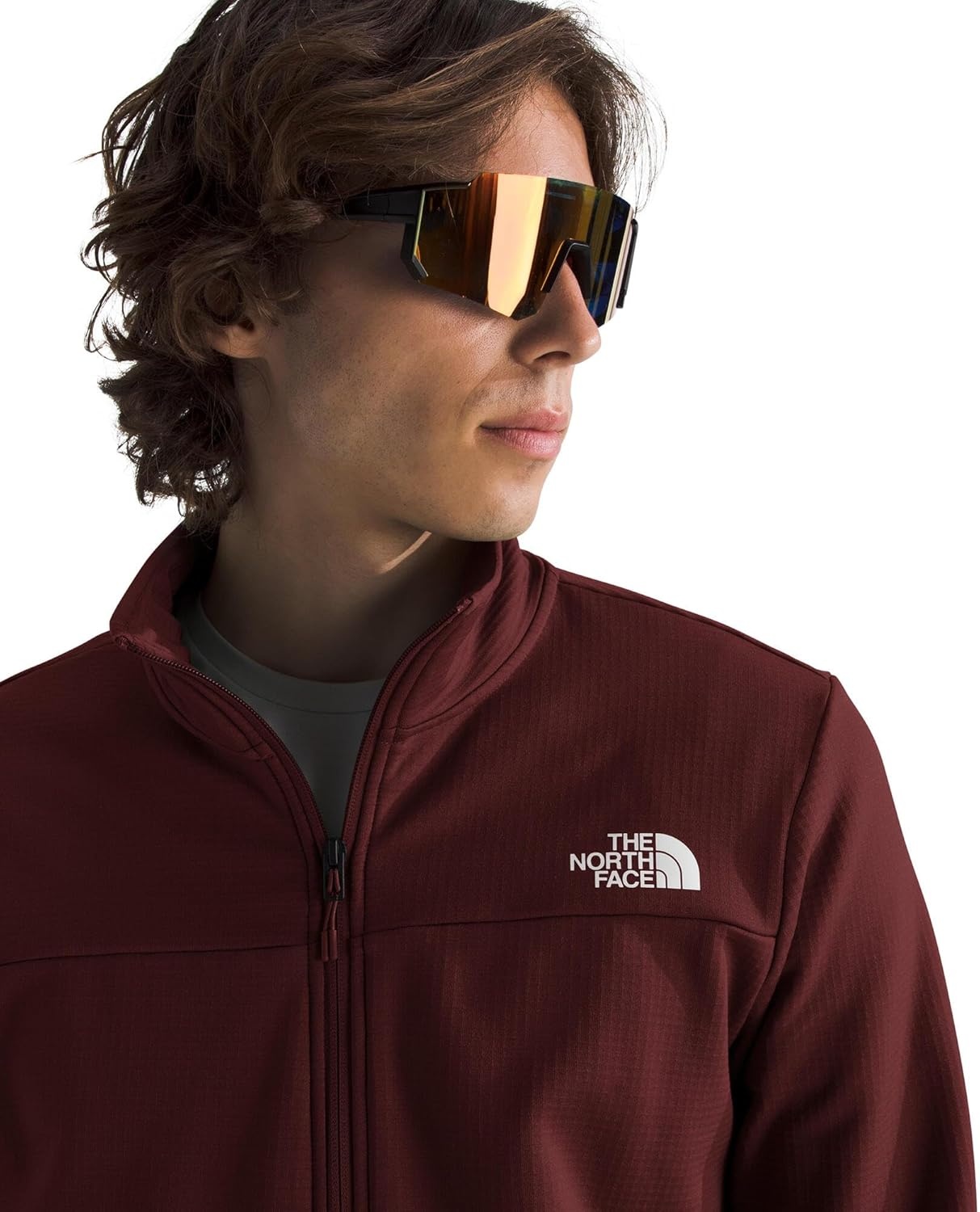 image:imageThe North Face Cedar Trail Grid Fleece Full Zip JacketSumac
