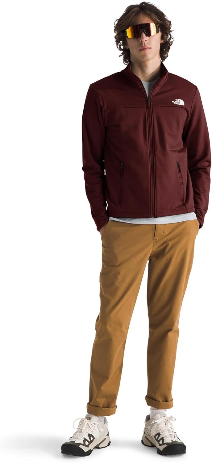 image:imageThe North Face Cedar Trail Grid Fleece Full Zip JacketSumac