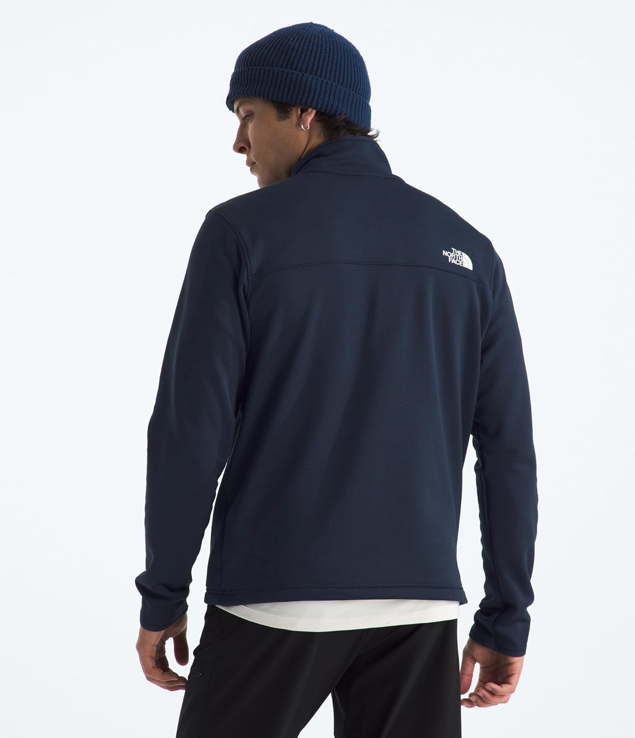image:imageThe North Face Cedar Trail Grid Fleece Full Zip JacketSummit Navy