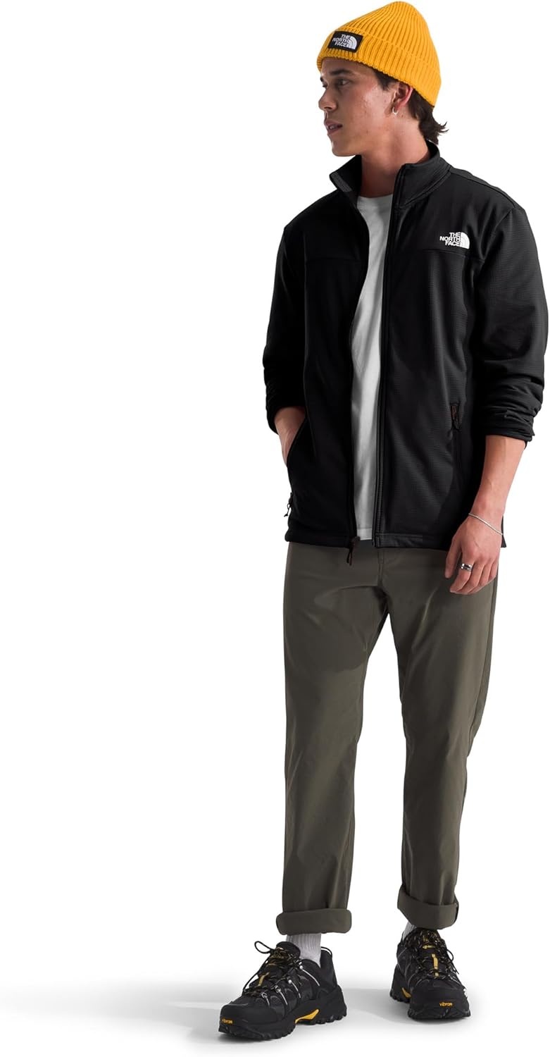 image:imageThe North Face Cedar Trail Grid Fleece Full Zip JacketTnf Black