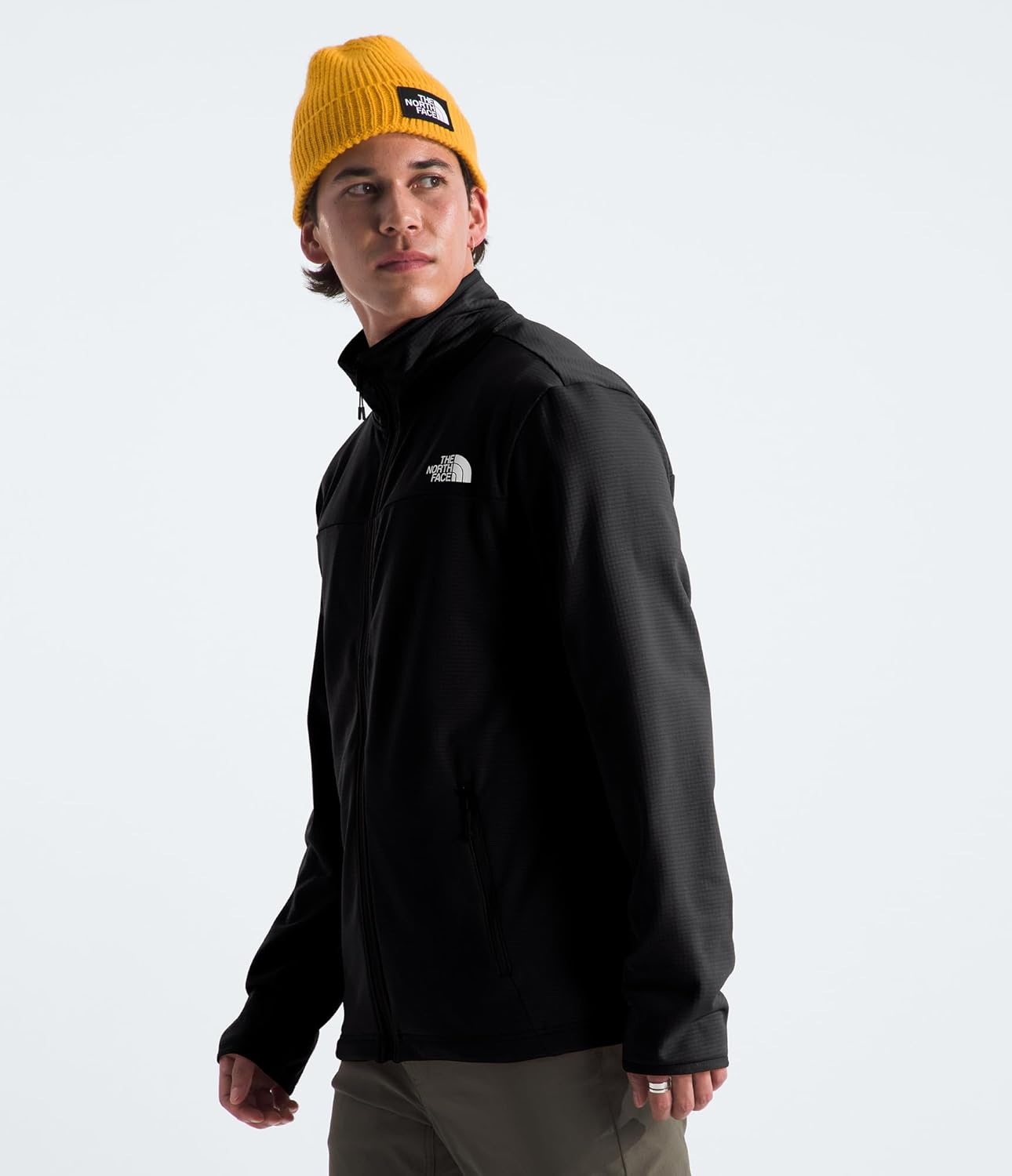image:imageThe North Face Cedar Trail Grid Fleece Full Zip JacketTnf Black
