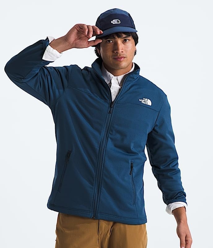 image:imageThe North Face Cedar Trail Grid Fleece Full Zip JacketWhite Dune