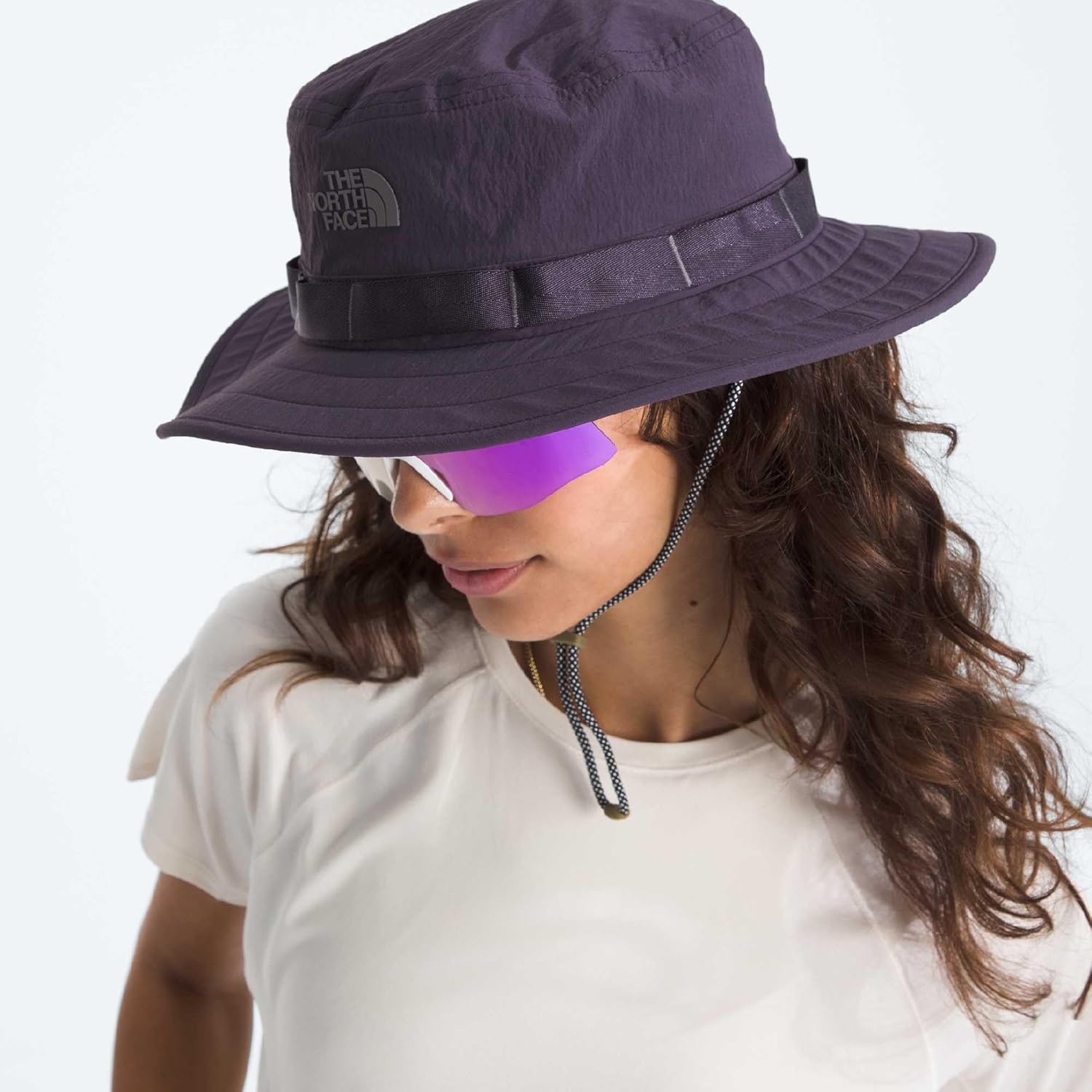 image:imageThe North Face Class V Brimmer Lightweight Summer Bucket Hat for Men amp Women UPF 40 Protection Chin StrapEndless Dusk