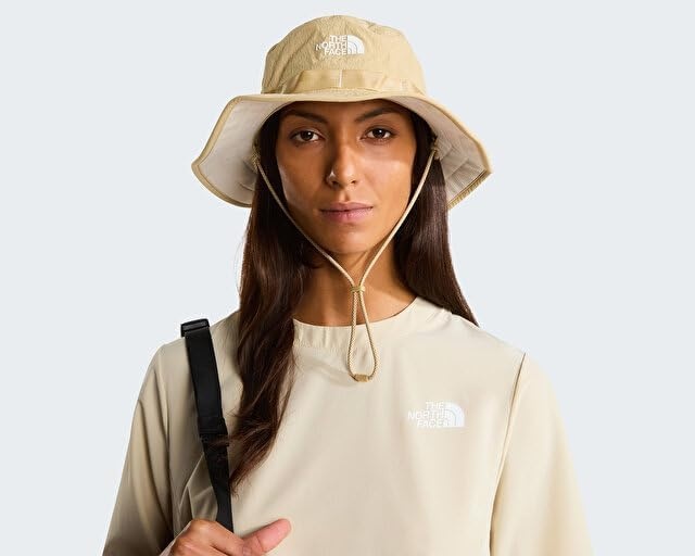 image:imageThe North Face Class V Brimmer Lightweight Summer Bucket Hat for Men amp Women UPF 40 Protection Chin StrapKhaki Stone