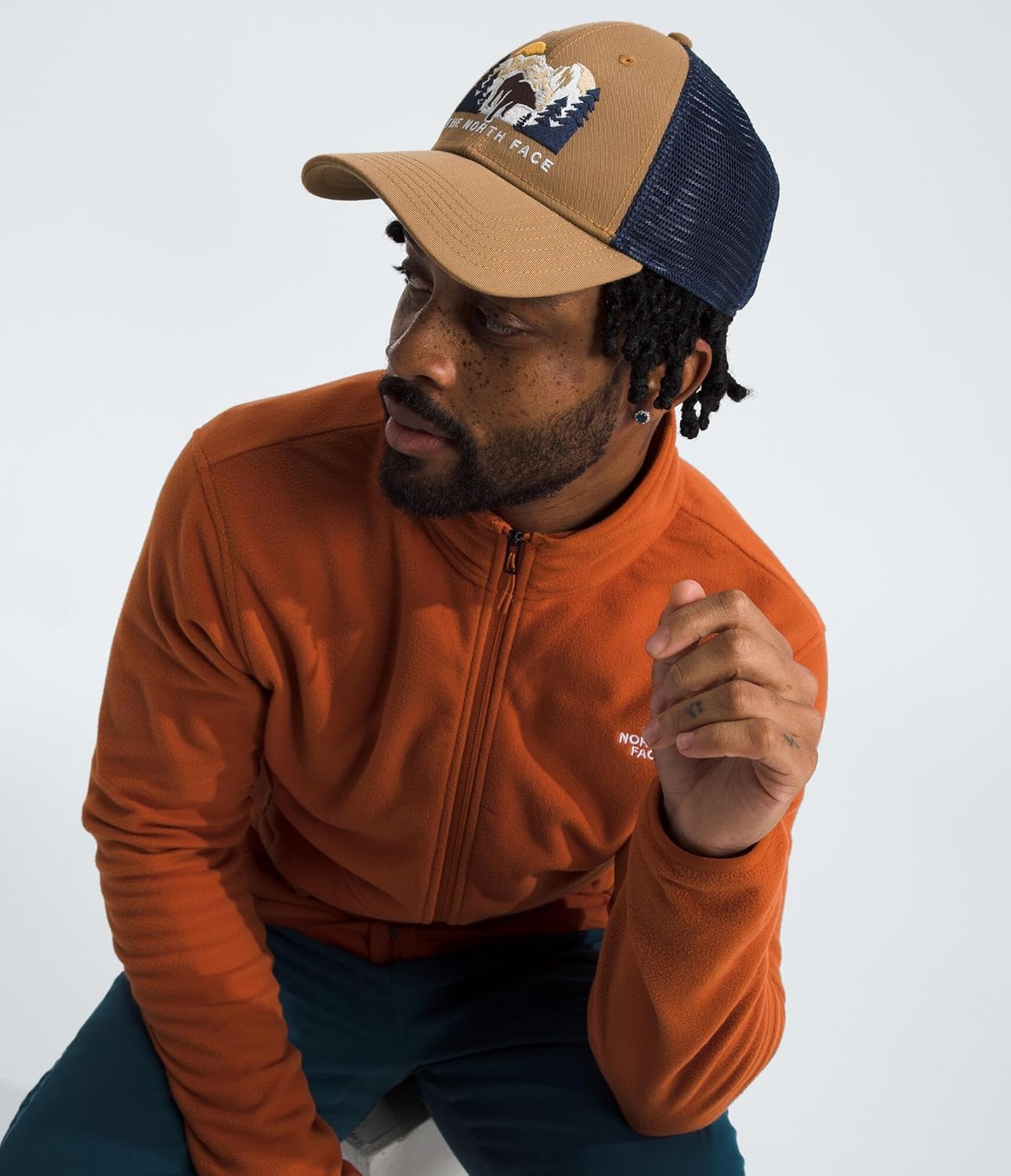 image:imageThe North Face Embroidered Mudder TruckerUtility Brown