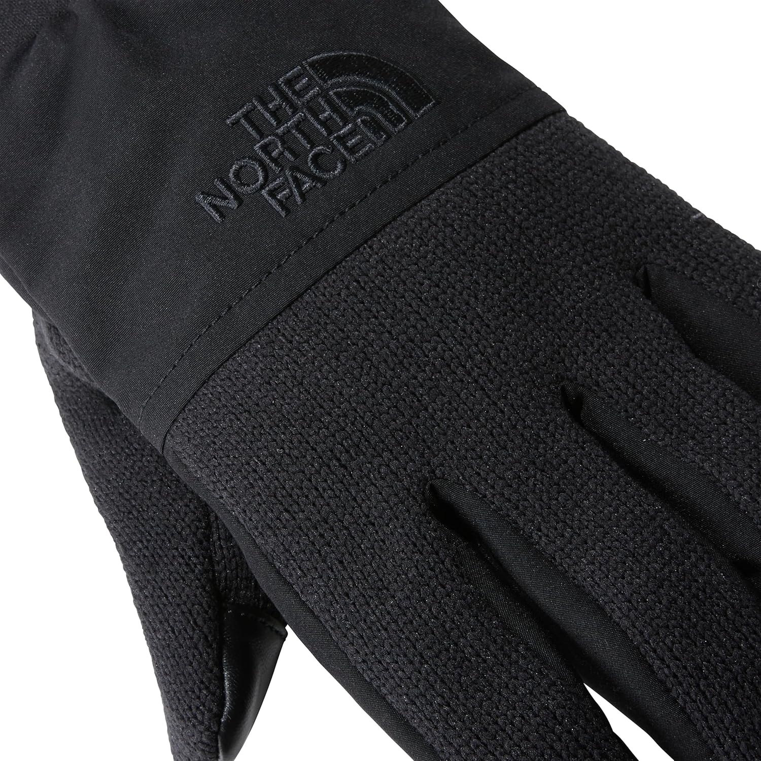 image:imageThe North Face Front Range Glove Touchscreen Compatible Water Repellent Padded Leather Palms Fleece LiningTnf Black Heather