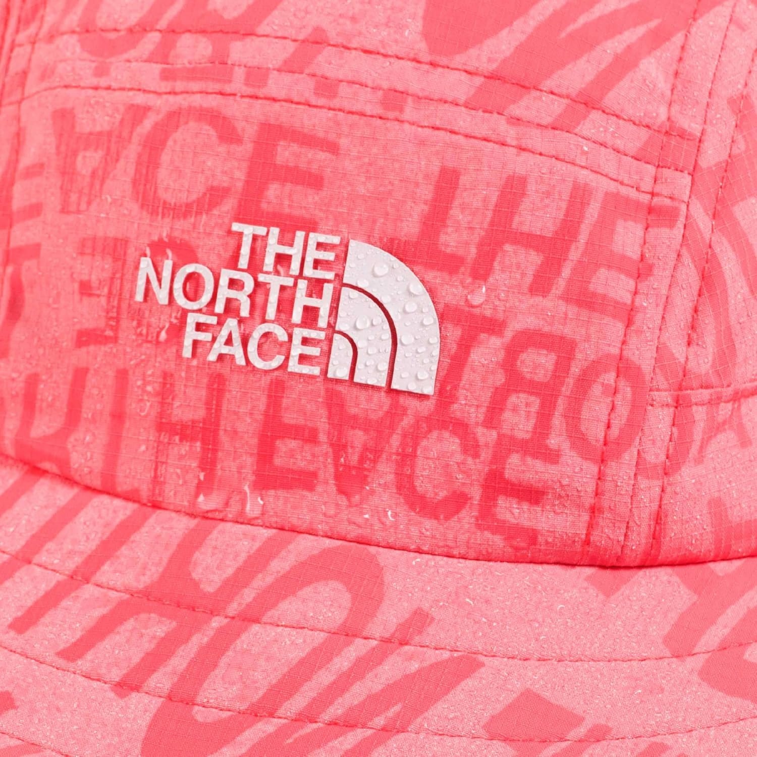 image:imageThe North Face Kids Class V BrimmerCoral Crush Logo Weather Topo Phantom Print