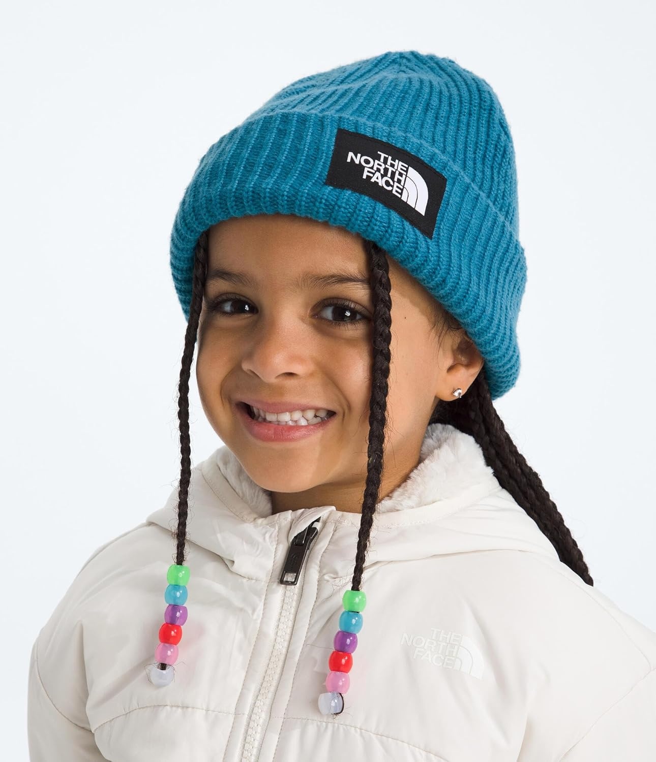 image:imageThe North Face Kids Salty Dog Winter Beanie Cuffed Winter Hat Moisture Management Flashdry Cable DetailingDusk Blue