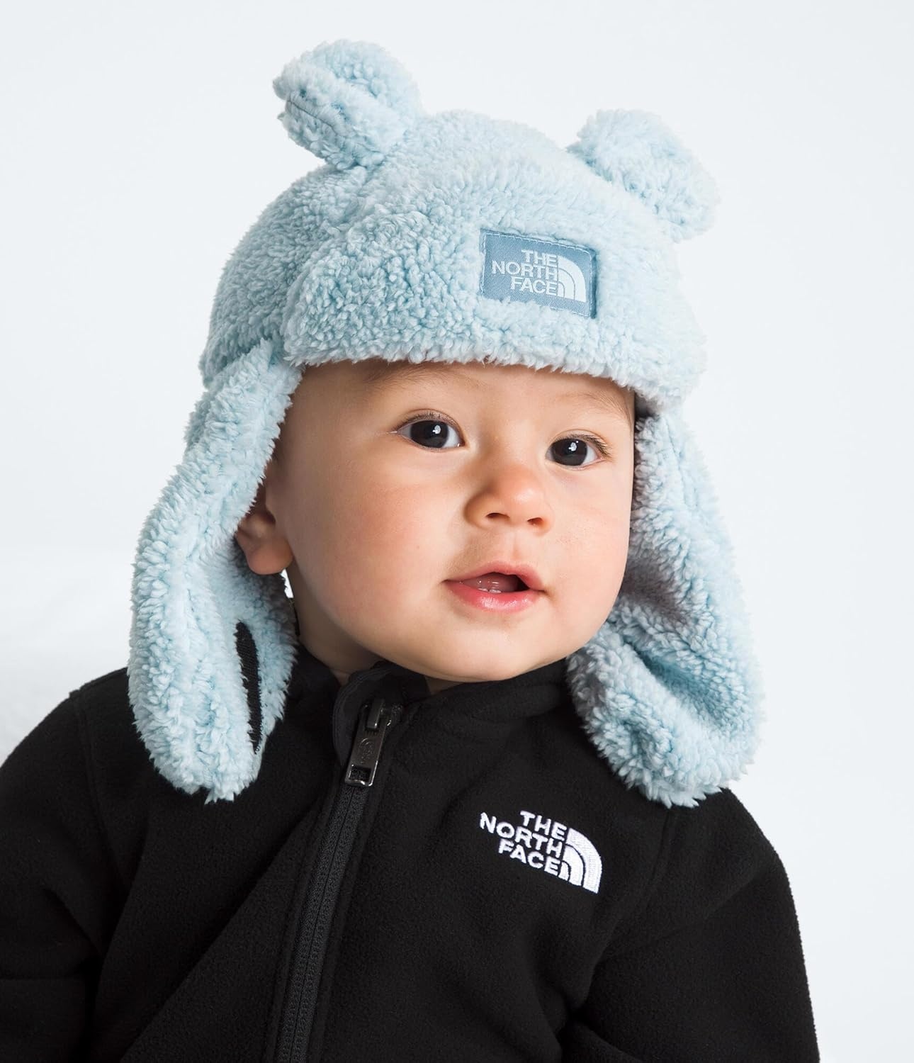 image:imageThe North Face Kids Trapper Warm Winter Hat for Toddlers with Soft Fleece Lining Cute Bear Ears amp Cozy EarflapsPolar Haze