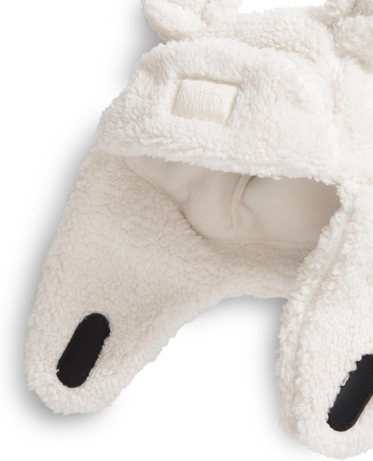 image:imageThe North Face Kids Trapper Warm Winter Hat for Toddlers with Soft Fleece Lining Cute Bear Ears amp Cozy EarflapsWhite Dune