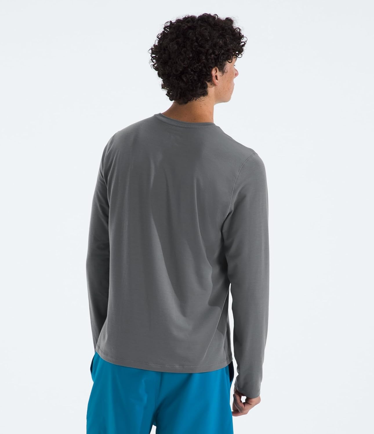 image:imageThe North Face Mens Adventure LongSleeve Tee Lightweight amp Breathable Shirt UPF 40 Sun Protection SnagResistantSmoked Pearl