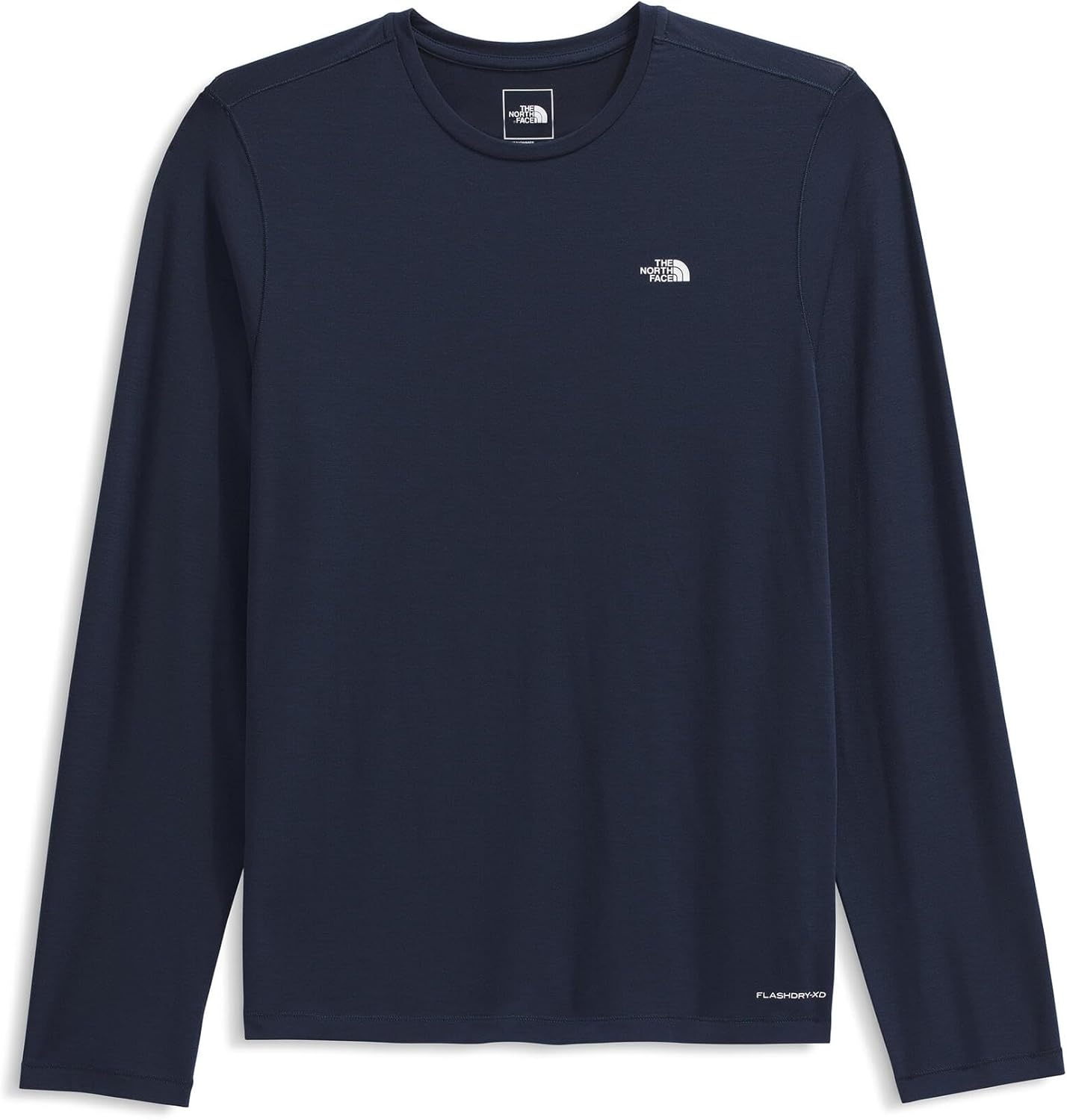 image:imageThe North Face Mens Adventure LongSleeve Tee Lightweight amp Breathable Shirt UPF 40 Sun Protection SnagResistantSummit Navy