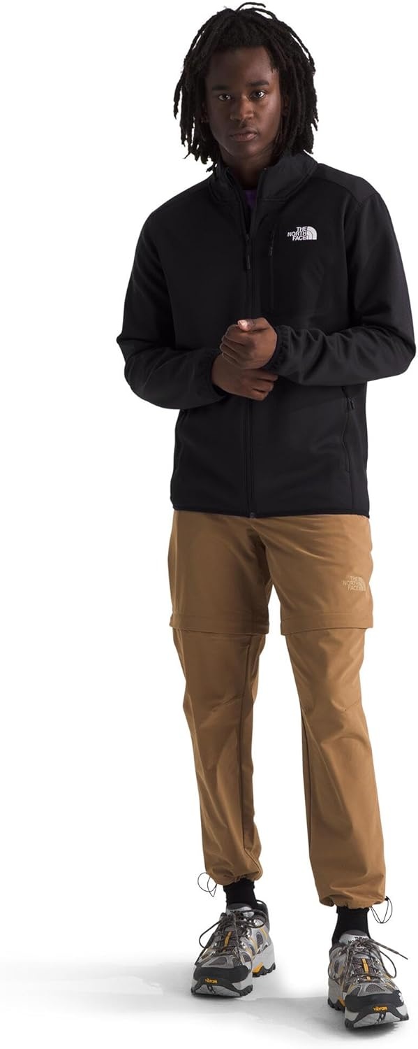 image:imageThe North Face Mens Crest Full Zip Jacket Fleece Coat with Water Repellent FinishTnf Black