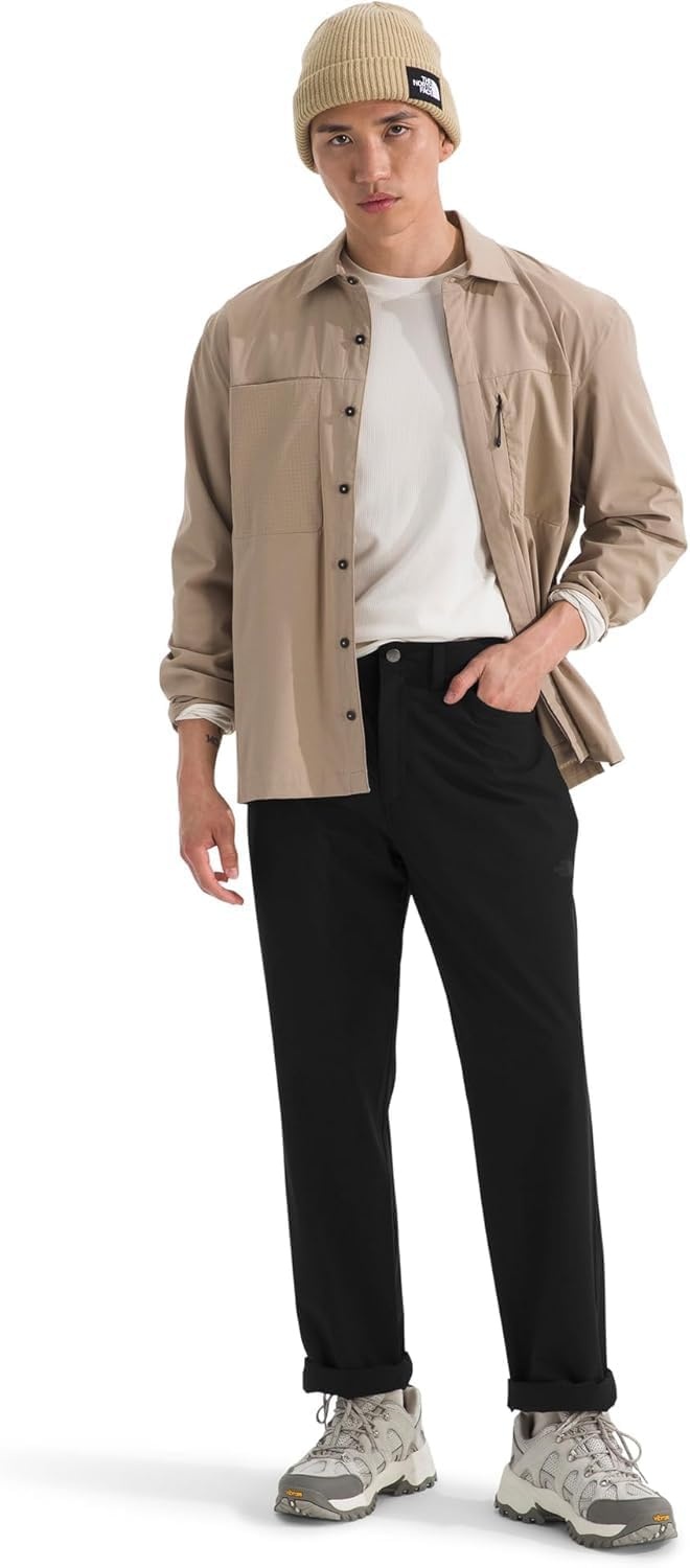 image:imageThe North Face Mens Paramount 5Pocket Pant Moisture Wicking Pants 4 Pockets Belt Loop Button ClosureTnf Black