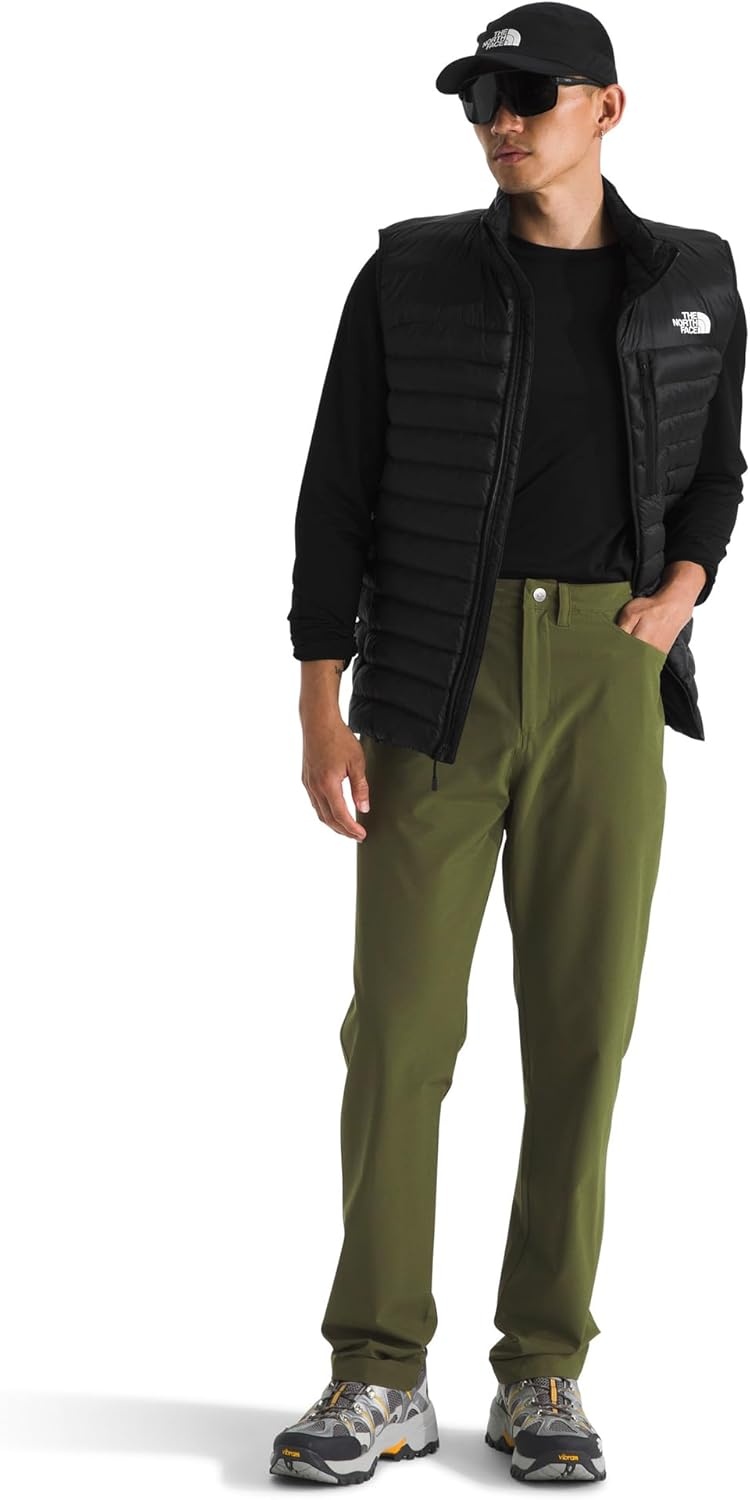 image:imageThe North Face Mens Paramount 5Pocket Pant Moisture Wicking Pants 4 Pockets Belt Loop Button ClosureWoodland Green