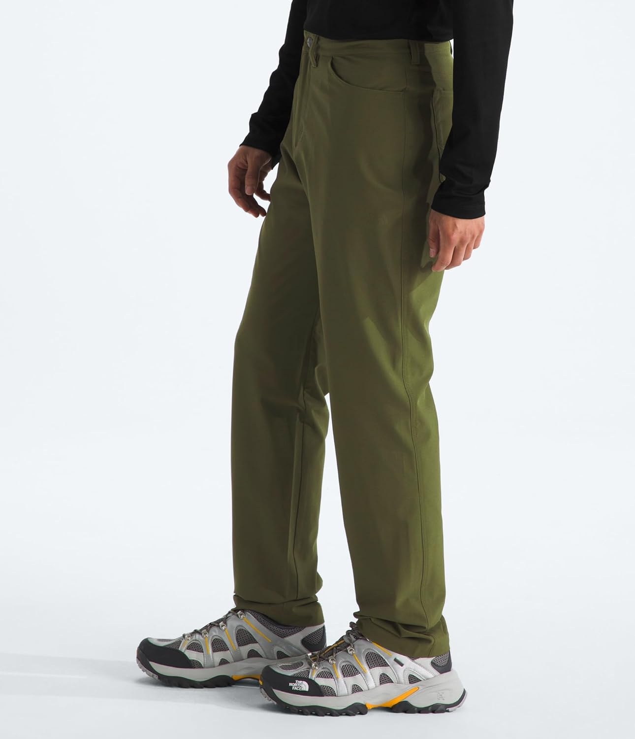 image:imageThe North Face Mens Paramount 5Pocket Pant Moisture Wicking Pants 4 Pockets Belt Loop Button ClosureWoodland Green