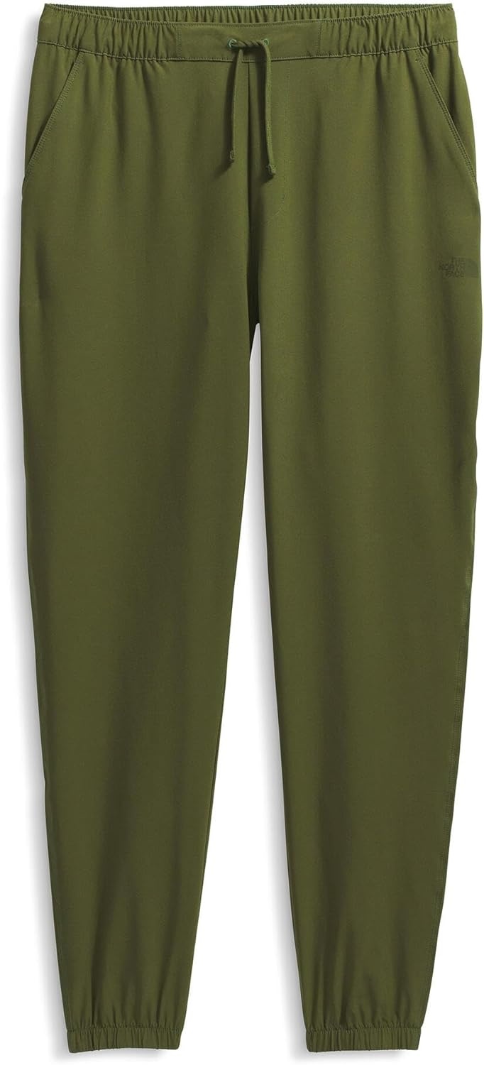 image:imageThe North Face Mens Paramount Jogger Moisture Wicking Pants Elastic Waistband with Adjustable Drawcord Hand PocketsWoodland Green