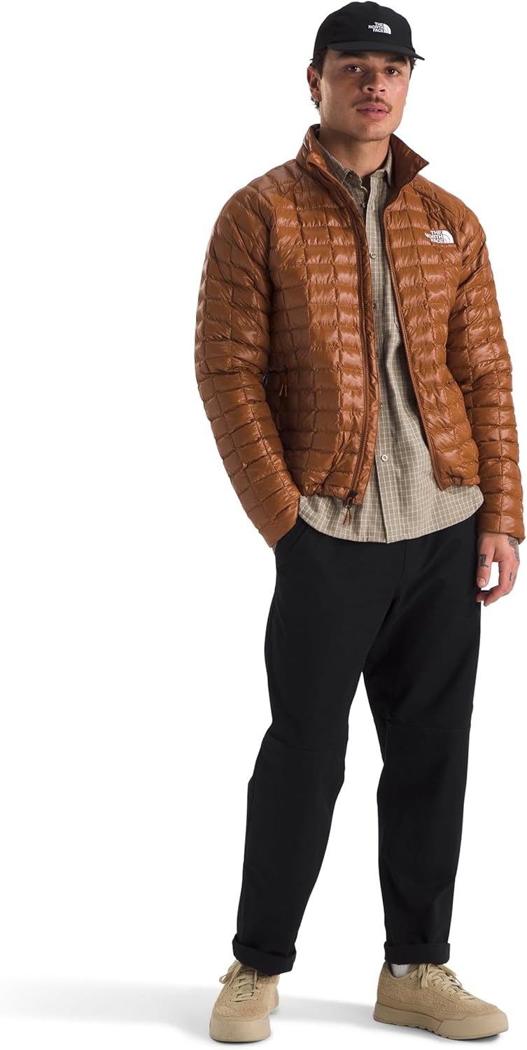 image:imageThe North Face Mens Thermoball Insulated Jacket Standard amp Big Size High Loft Insulation Wind amp Water ResistantBurnt Umber