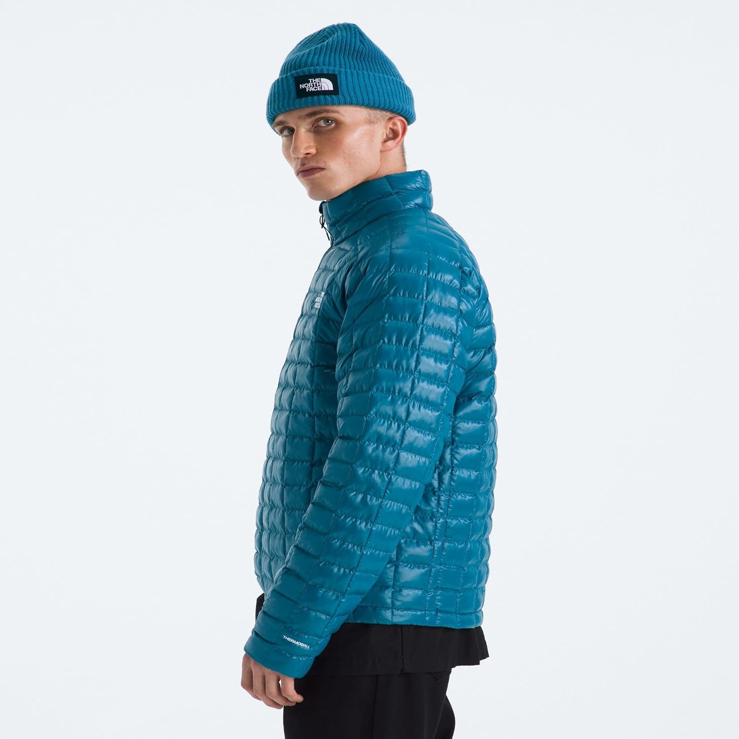 image:imageThe North Face Mens Thermoball Insulated Jacket Standard amp Big Size High Loft Insulation Wind amp Water ResistantDusk Blue