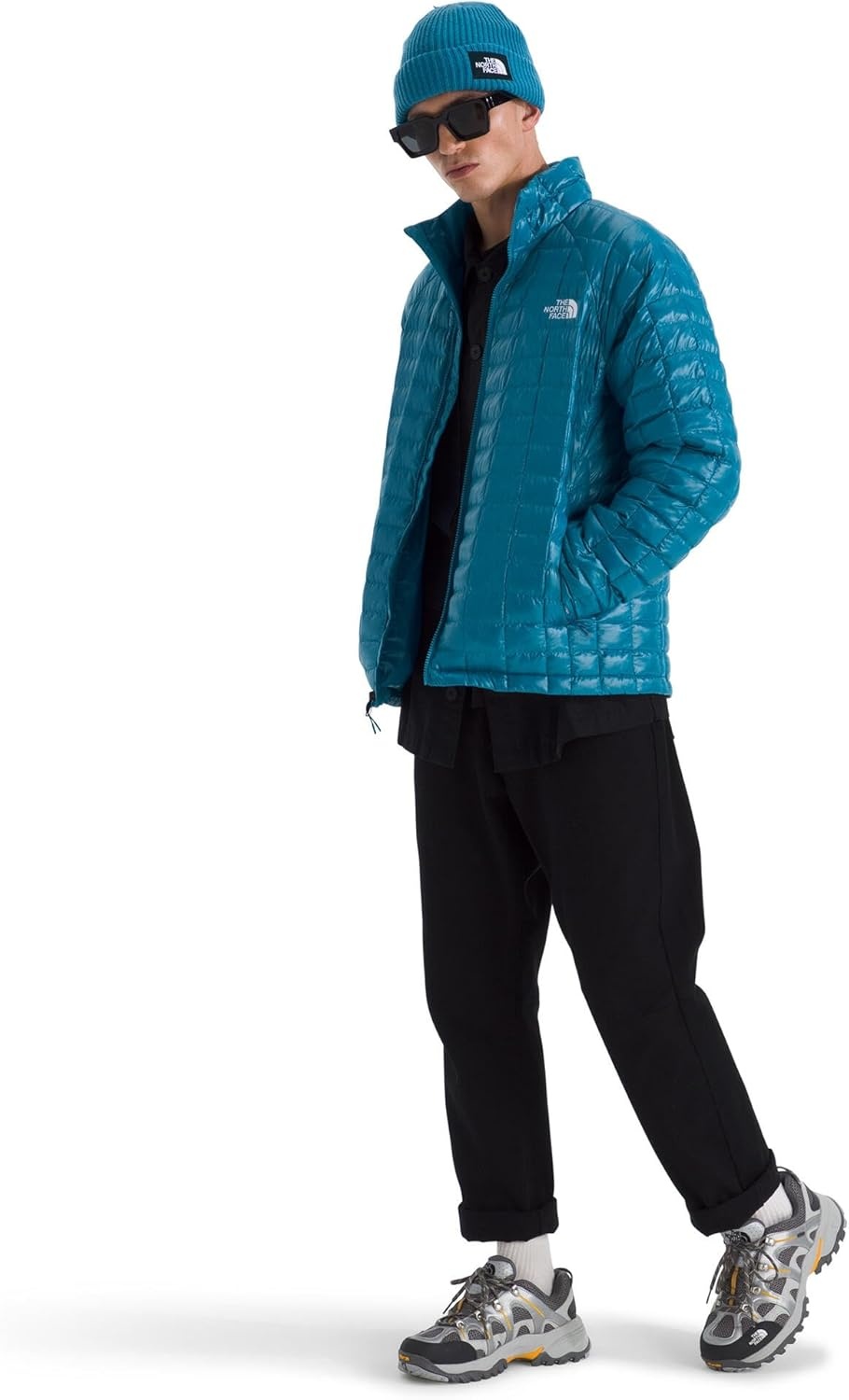 image:imageThe North Face Mens Thermoball Insulated Jacket Standard amp Big Size High Loft Insulation Wind amp Water ResistantDusk Blue