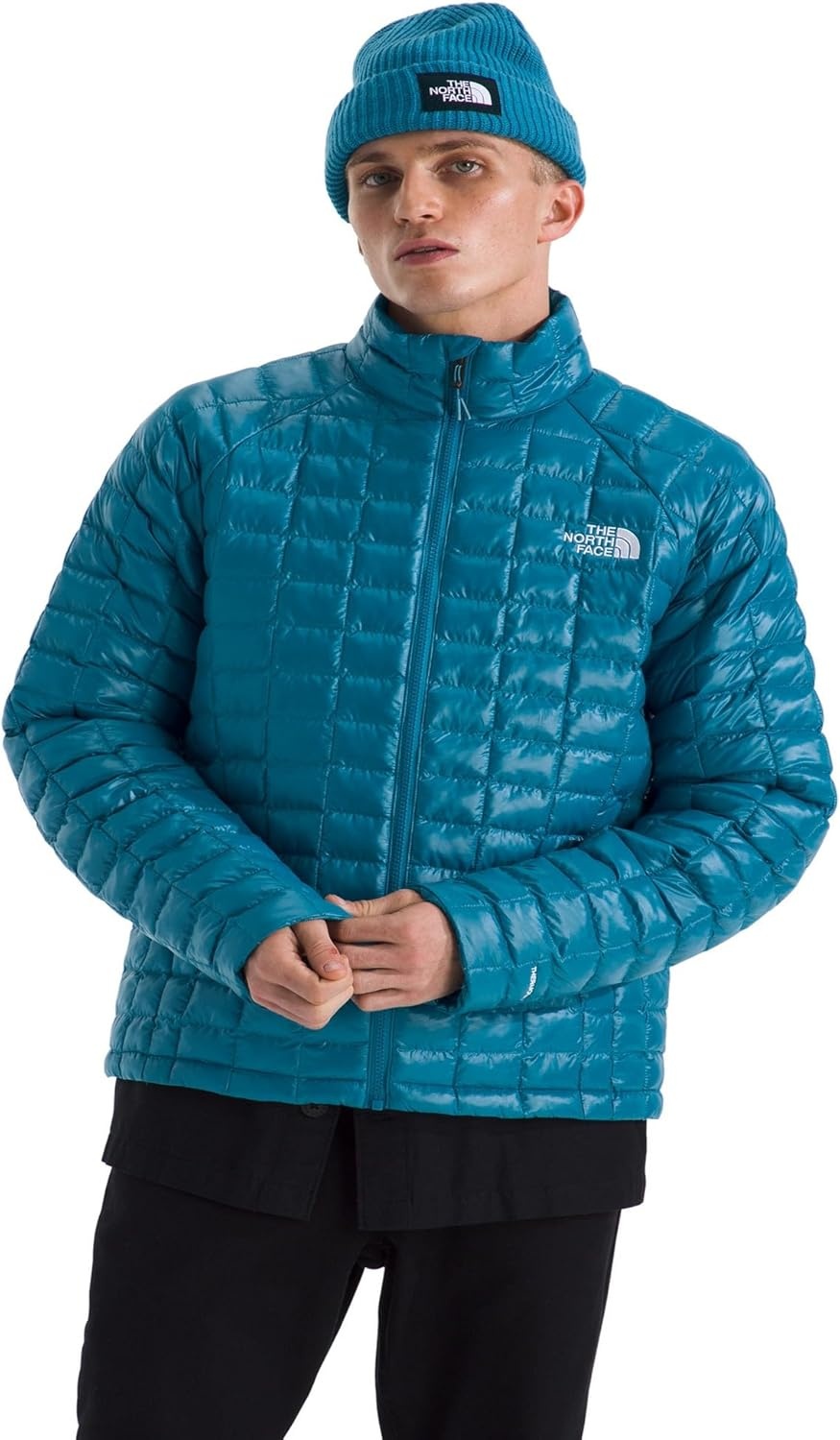 image:imageThe North Face Mens Thermoball Insulated Jacket Standard amp Big Size High Loft Insulation Wind amp Water ResistantDusk Blue