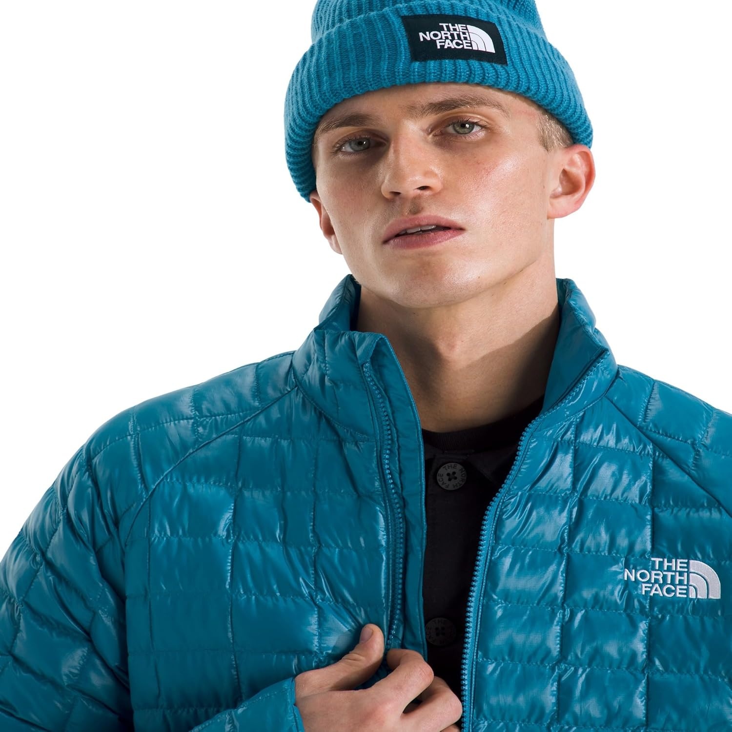 image:imageThe North Face Mens Thermoball Insulated Jacket Standard amp Big Size High Loft Insulation Wind amp Water ResistantDusk Blue