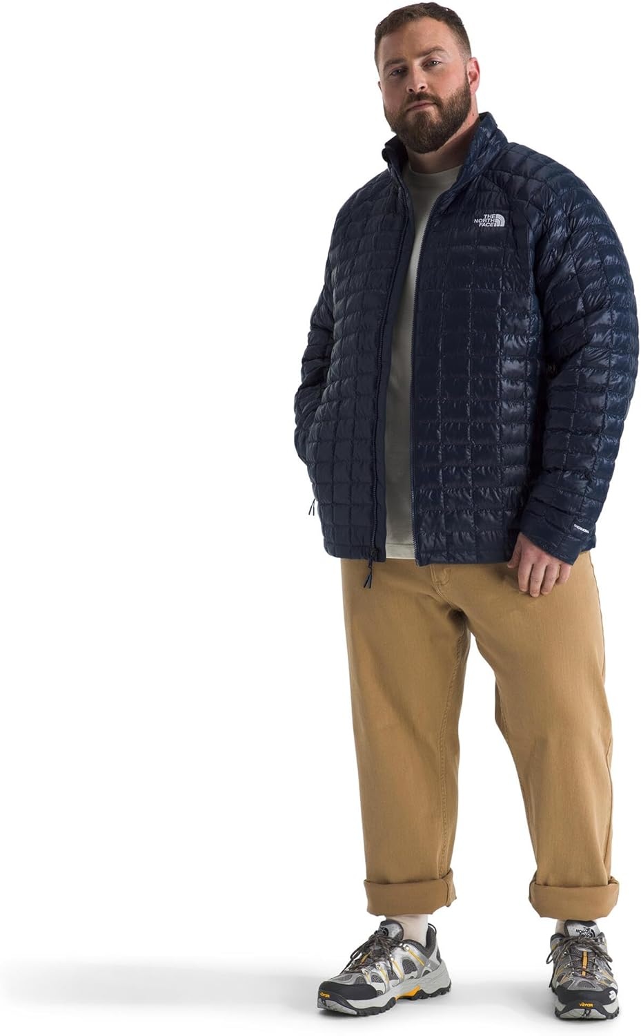 image:imageThe North Face Mens Thermoball Insulated Jacket Standard amp Big Size High Loft Insulation Wind amp Water ResistantSummit Navy
