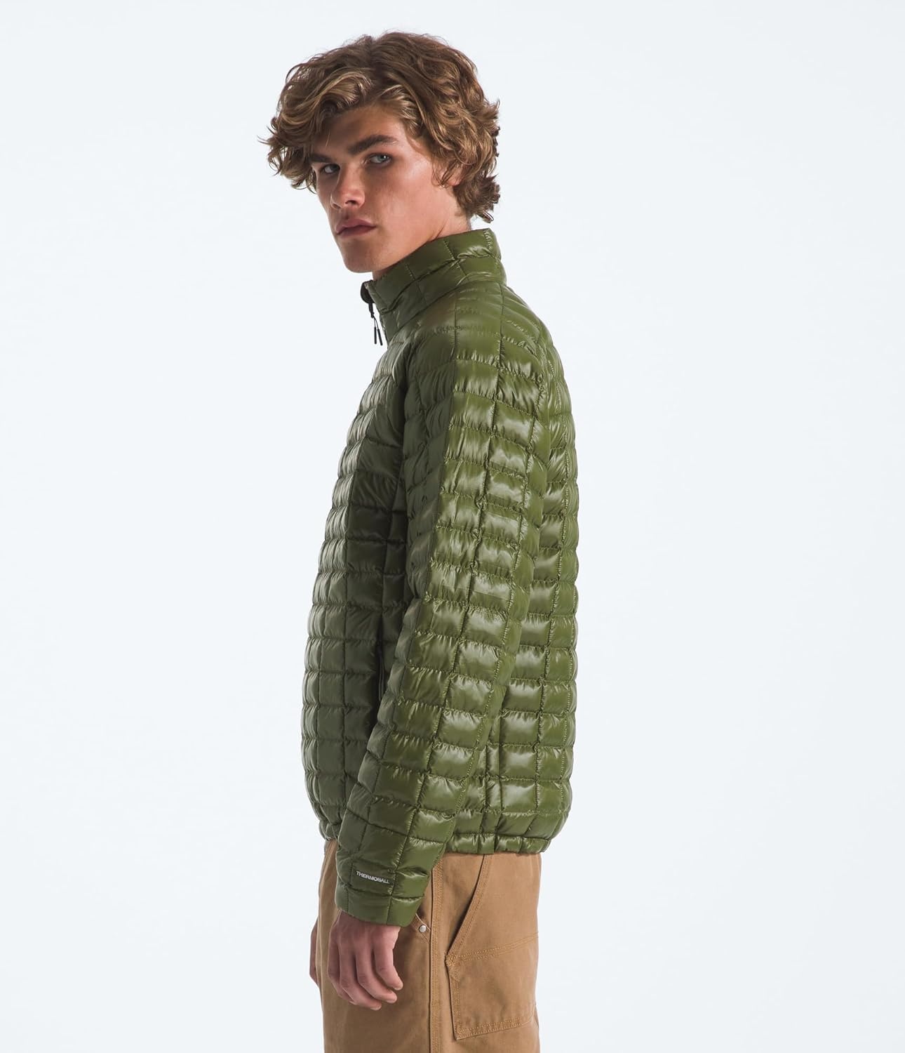 image:imageThe North Face Mens Thermoball Insulated Jacket Standard amp Big Size High Loft Insulation Wind amp Water ResistantWoodland Green