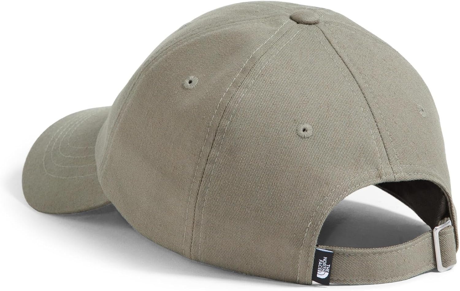 image:imageThe North Face Norm Baseball Hat Shallow Fit Ball Cap with Embroidered Logo Adjustable Strap Closure amp Silver BuckleClay Grey
