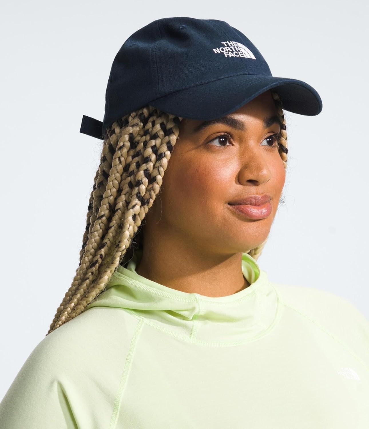 image:imageThe North Face Norm Baseball Hat Shallow Fit Ball Cap with Embroidered Logo Adjustable Strap Closure amp Silver BuckleSummit Navy