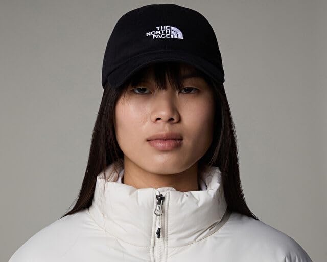 image:imageThe North Face Norm Baseball Hat Shallow Fit Ball Cap with Embroidered Logo Adjustable Strap Closure amp Silver BuckleTnf Black