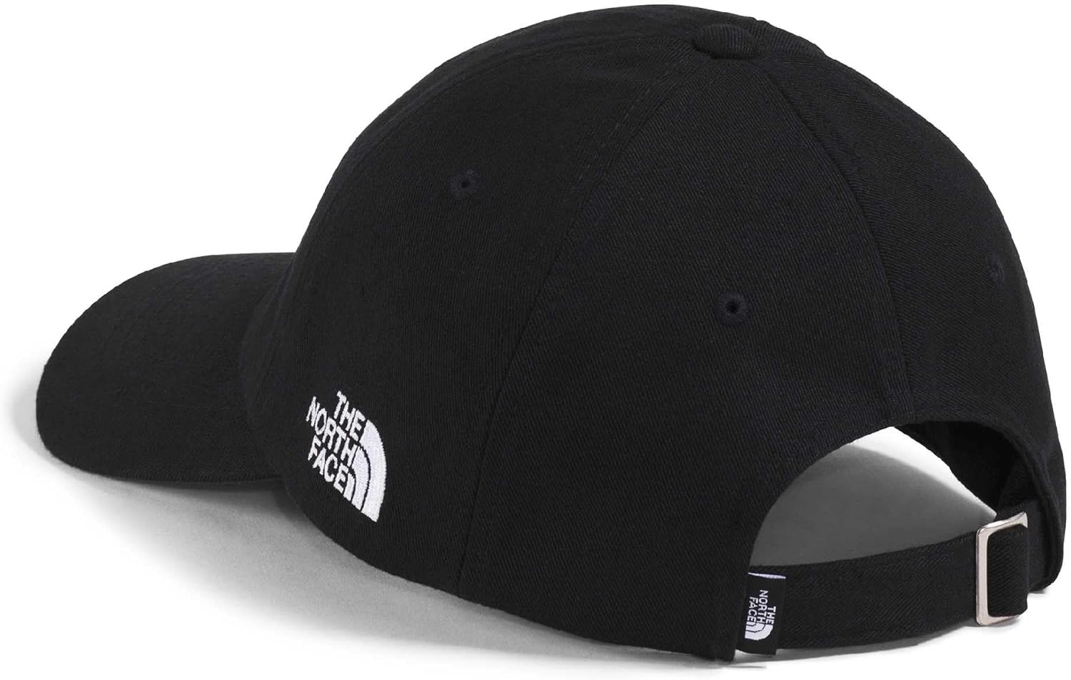 image:imageThe North Face Norm Baseball Hat Shallow Fit Ball Cap with Embroidered Logo Adjustable Strap Closure amp Silver BuckleTnf Black2meter Dome Patch