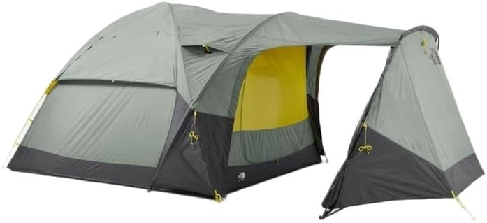 image:imageThe North Face Tents Wawona 6 Tent SixPerson Camping Tent Water Repellent Spacious amp Easy to Set Up Attached Vestibule AreaAgave GreenAsphalt Grey