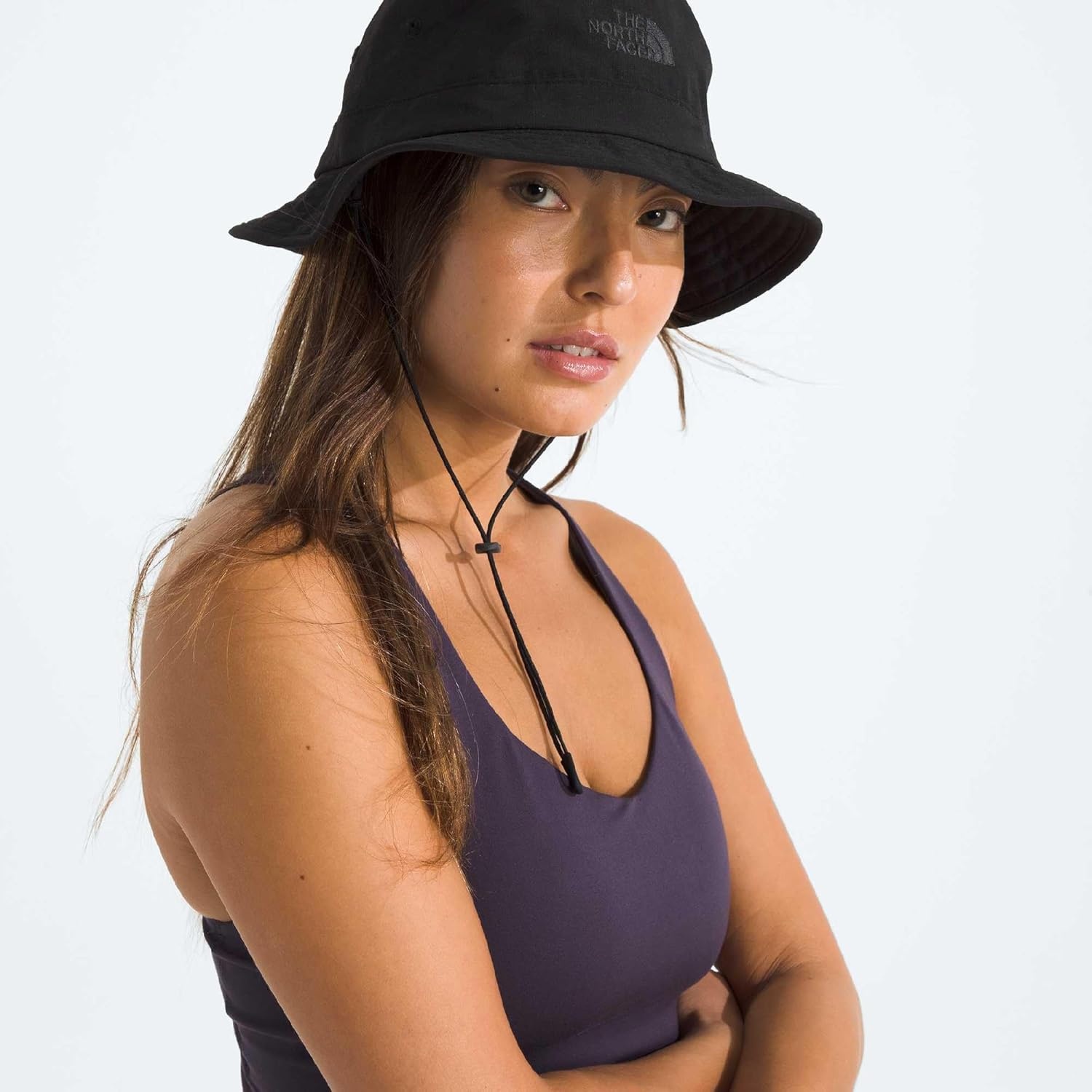 image:imageThe North Face Unisex Adult Horizon Bucket Packable Sun Hat for Men amp Women Moisture Wicking Sweatband Adjustable Chin Strap