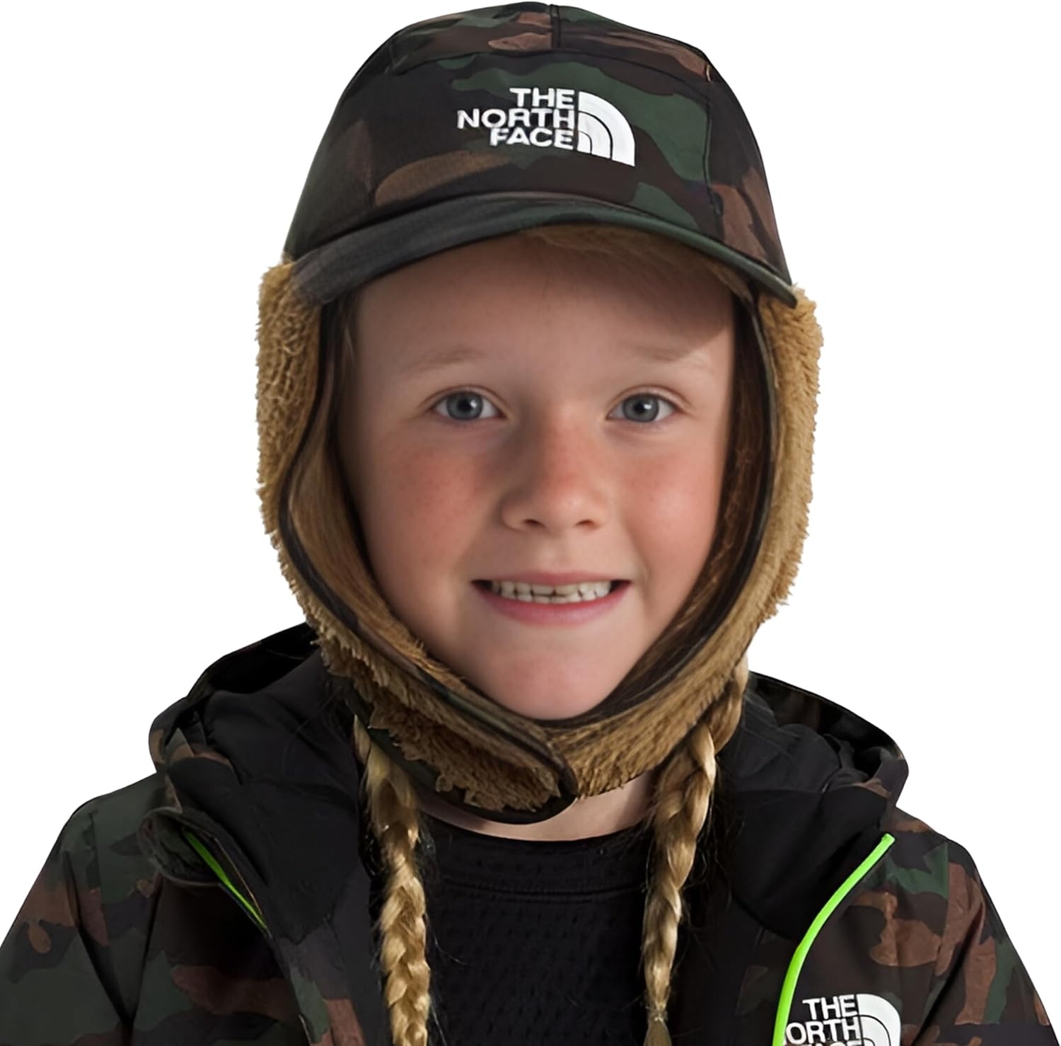 image:imageThe North Face Unisex Baby Shasta Trapper HatTnf Black Tnf Camo PrintUtility Brown