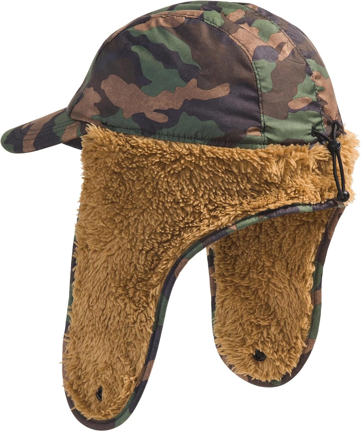 image:imageThe North Face Unisex Baby Shasta Trapper HatTnf Black Tnf Camo PrintUtility Brown