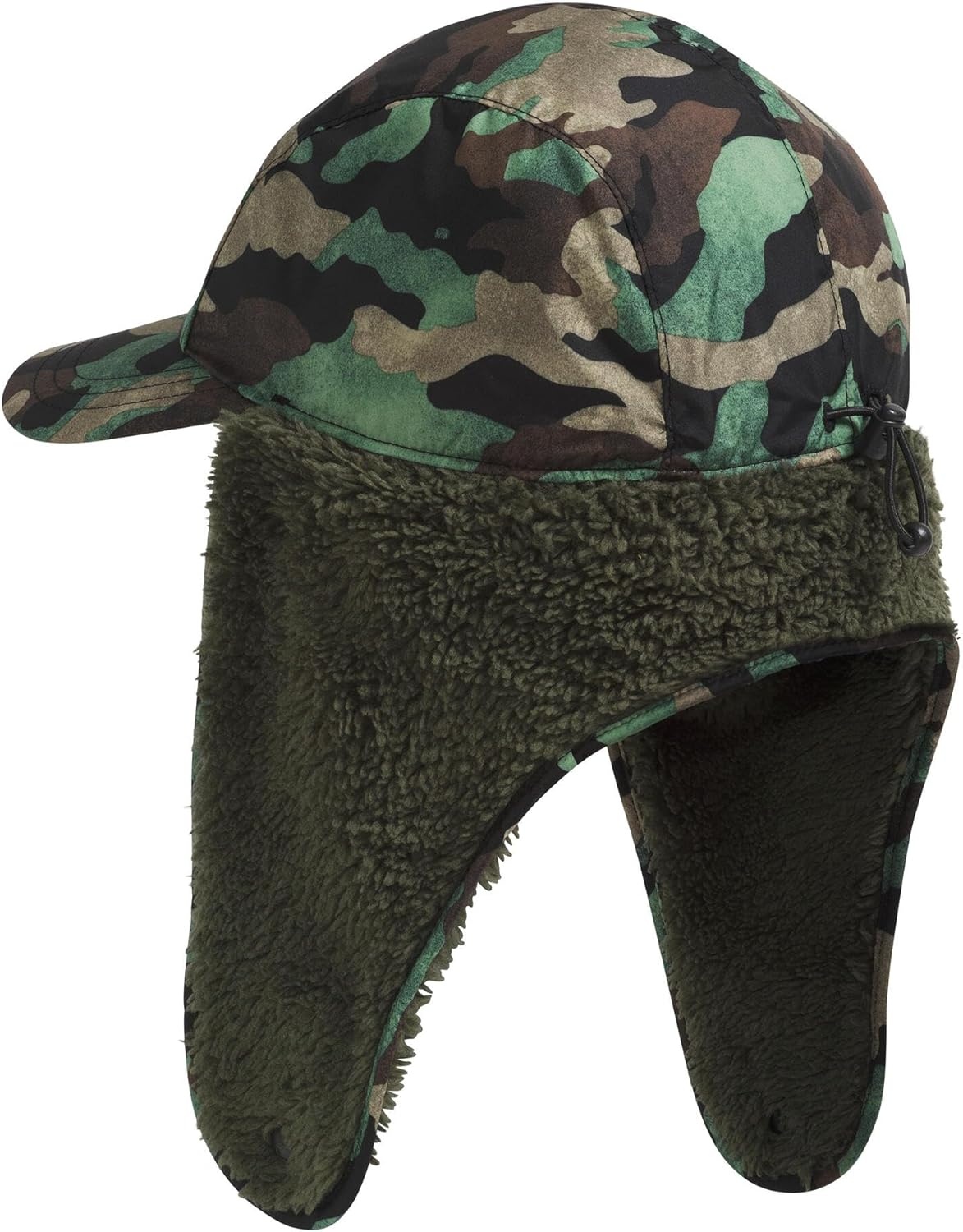 image:imageThe North Face Unisex Baby Shasta Trapper HatTnf Black Tnf Camo Small PrintNew Taupe Green