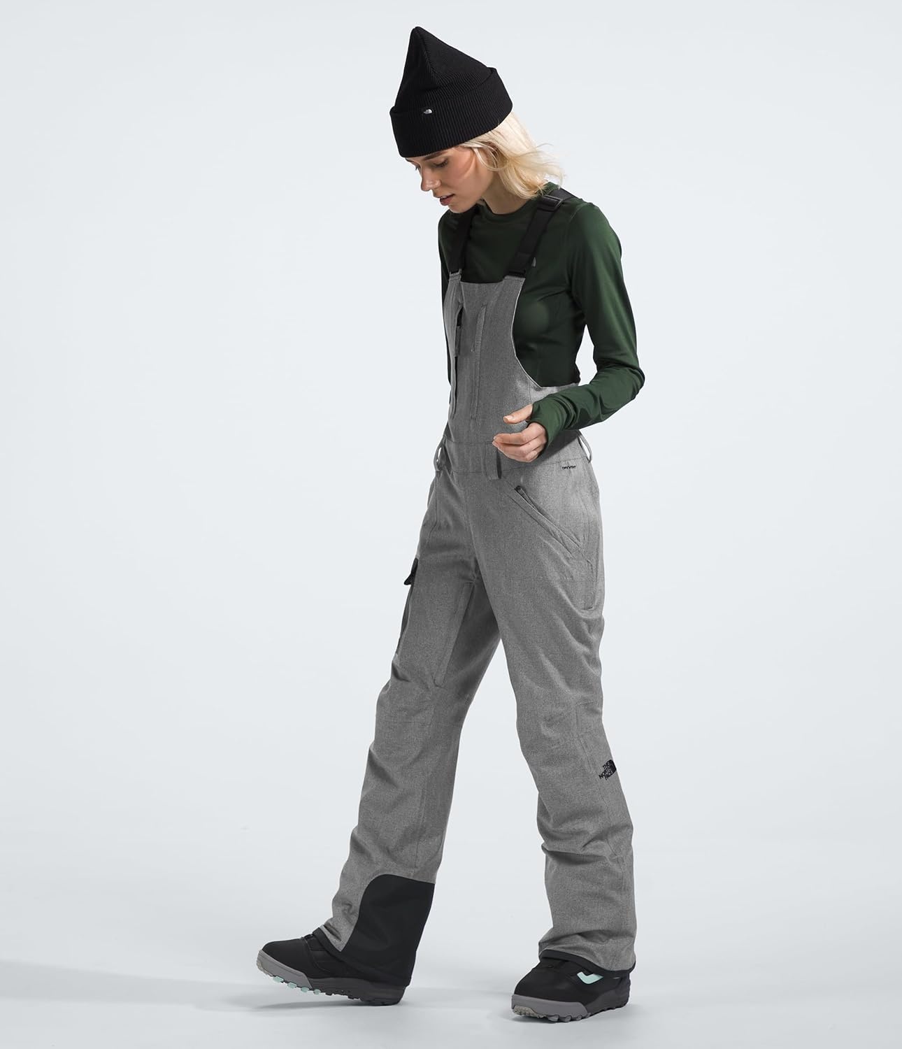 image:imageThe North Face Womens Freedom Bib Standard amp Plus SizeTnf Medium Grey Heather