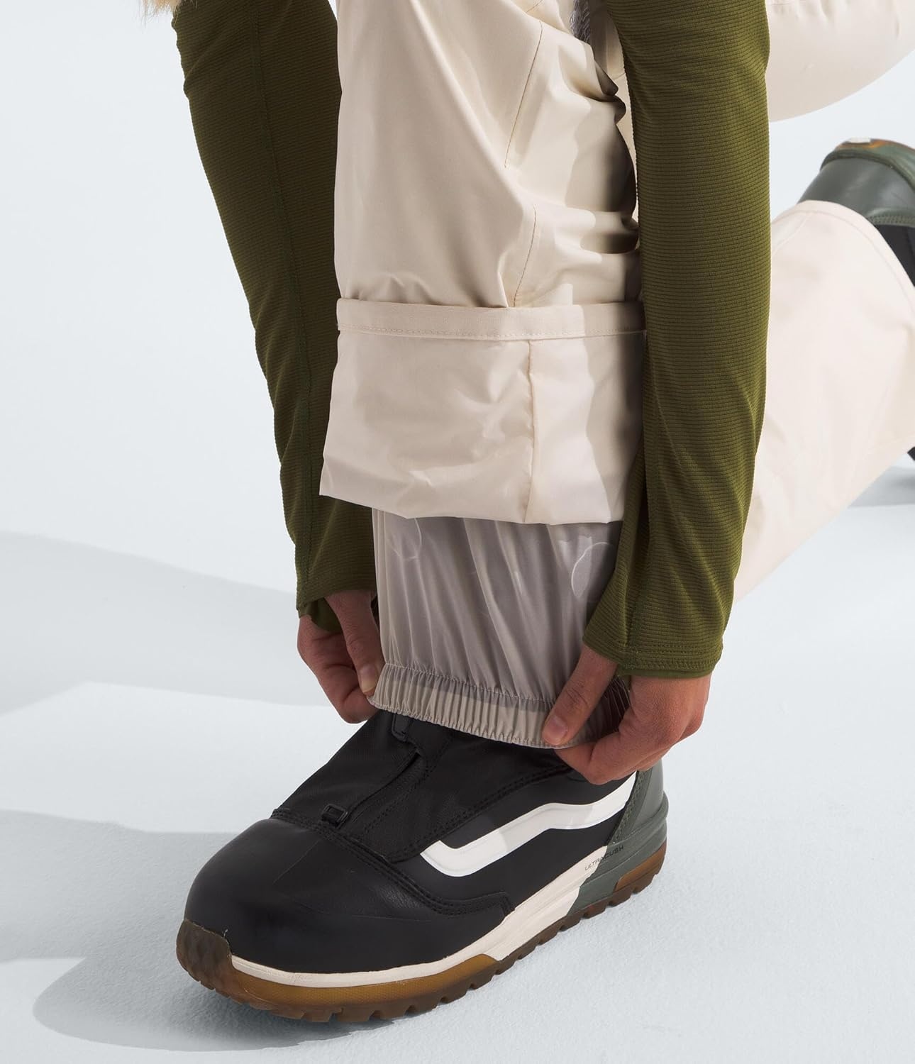 image:imageThe North Face Womens Freedom Bib Standard amp Plus SizeWhite Dune