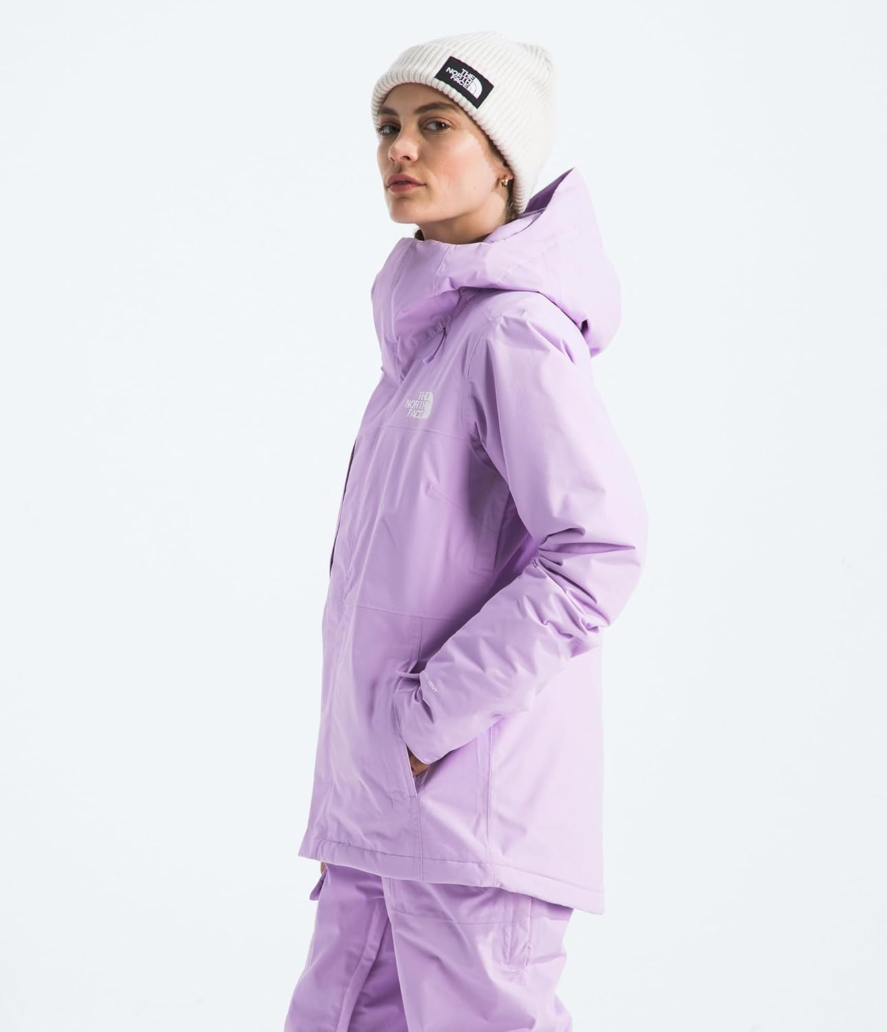 image:imageThe North Face Womens Freedom Insulated Jacket Standard amp Plus Size Water Repellent Finish Helmet Compatible HoodLite Lilac