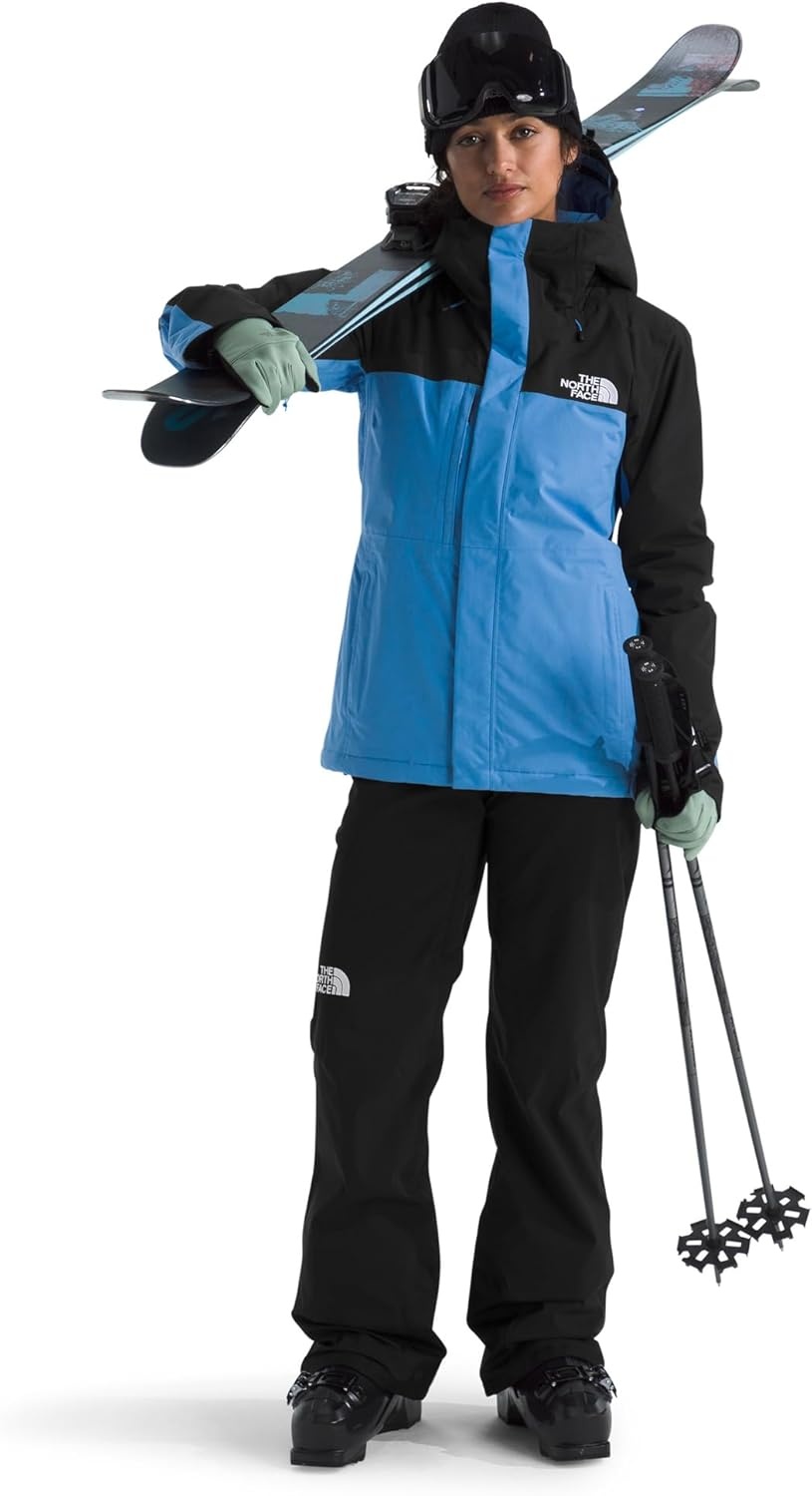 image:imageThe North Face Womens Freedom Insulated Jacket Standard amp Plus Size Water Repellent Finish Helmet Compatible HoodTnf BlackMarina Blue