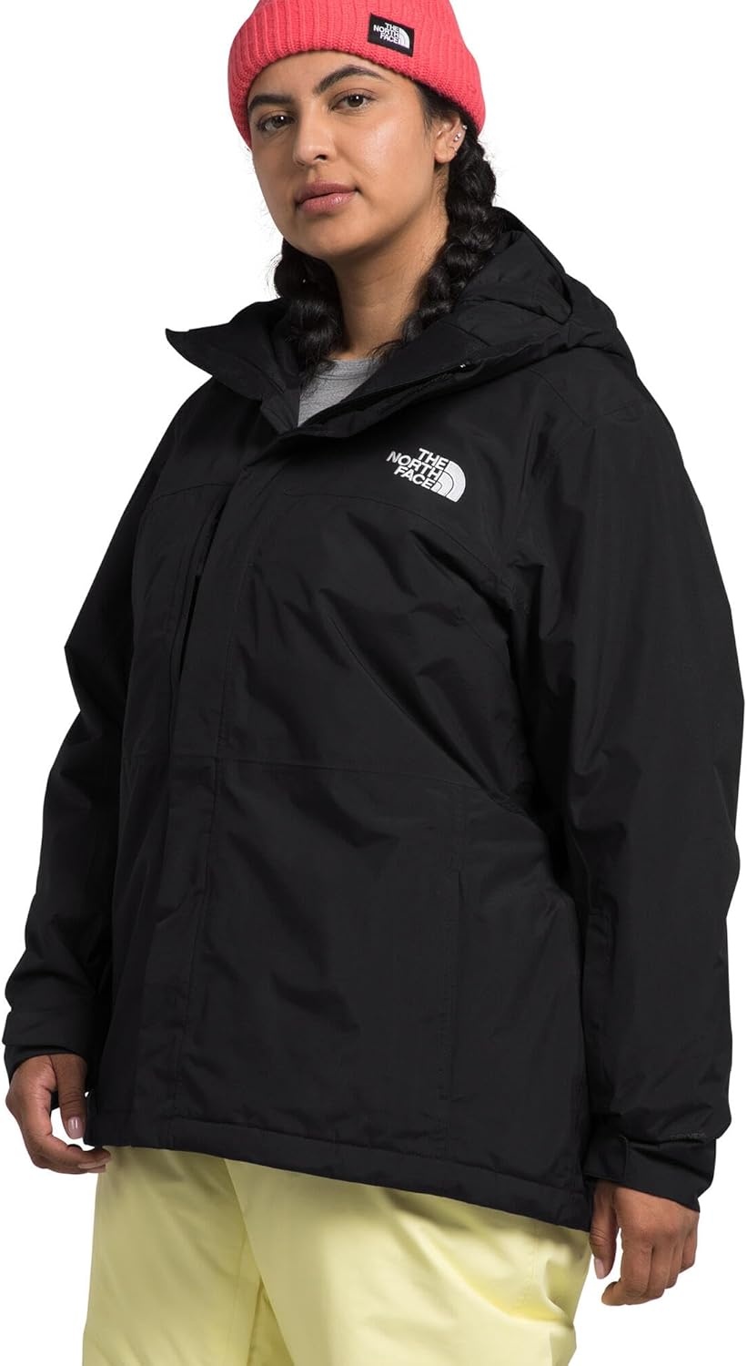 image:imageThe North Face Womens Freedom Insulated Jacket Standard amp Plus Size Water Repellent Finish Helmet Compatible HoodTnf Blacknpf