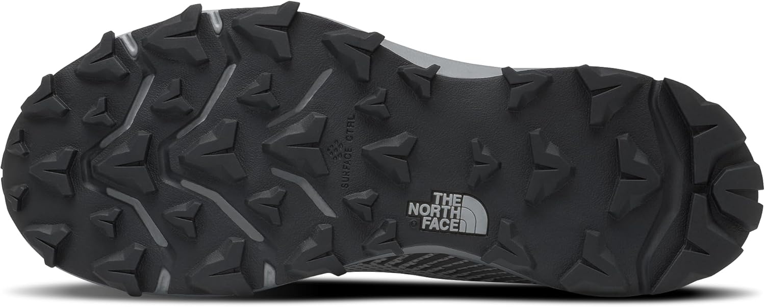 image:imageThe North Face Womens Vectiv Fastpack Mid Waterproof Hiking Shoe Rubber Outsole High Traction 4mm LugSmoked PearlAnthracite Grey