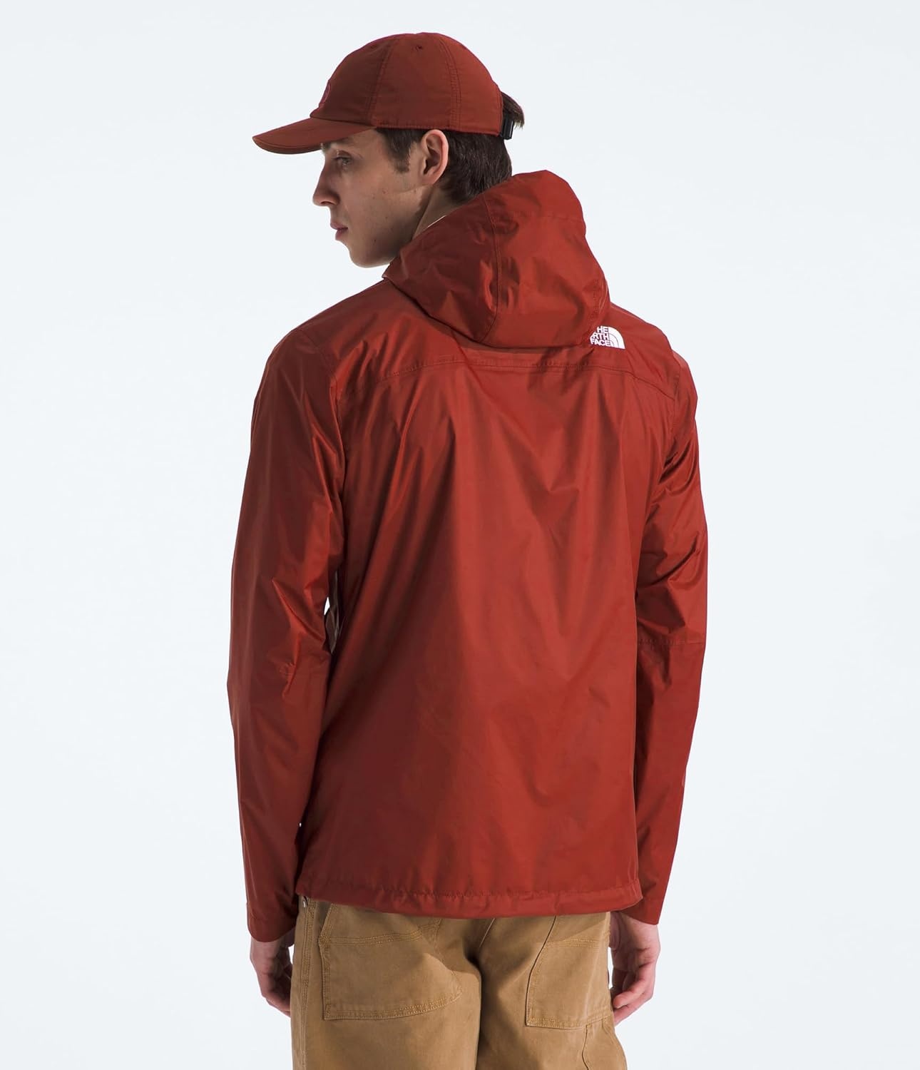 image:imageThe North Face mens Venture 2 Jacket Waterproof amp Windproof Hooded Raincoat Adjustable Hood Breathable PitzipsIron Clay