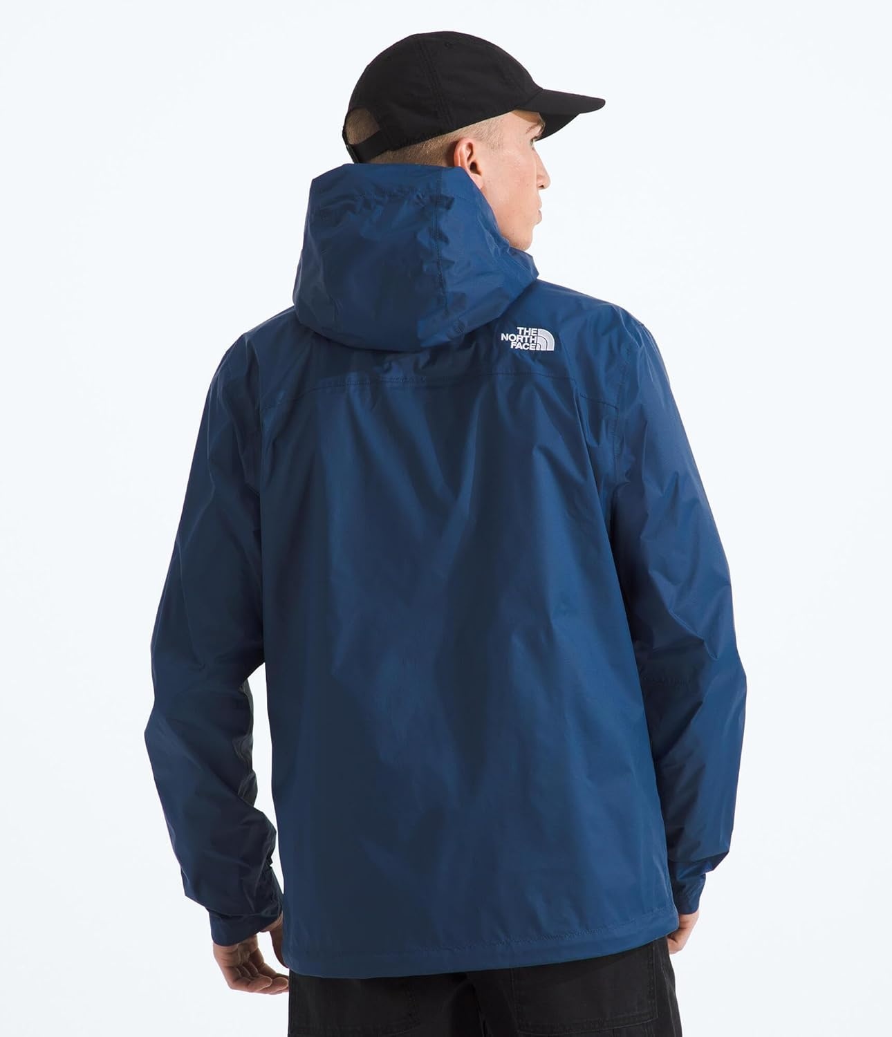 image:imageThe North Face mens Venture 2 Jacket Waterproof amp Windproof Hooded Raincoat Adjustable Hood Breathable PitzipsShady Blue