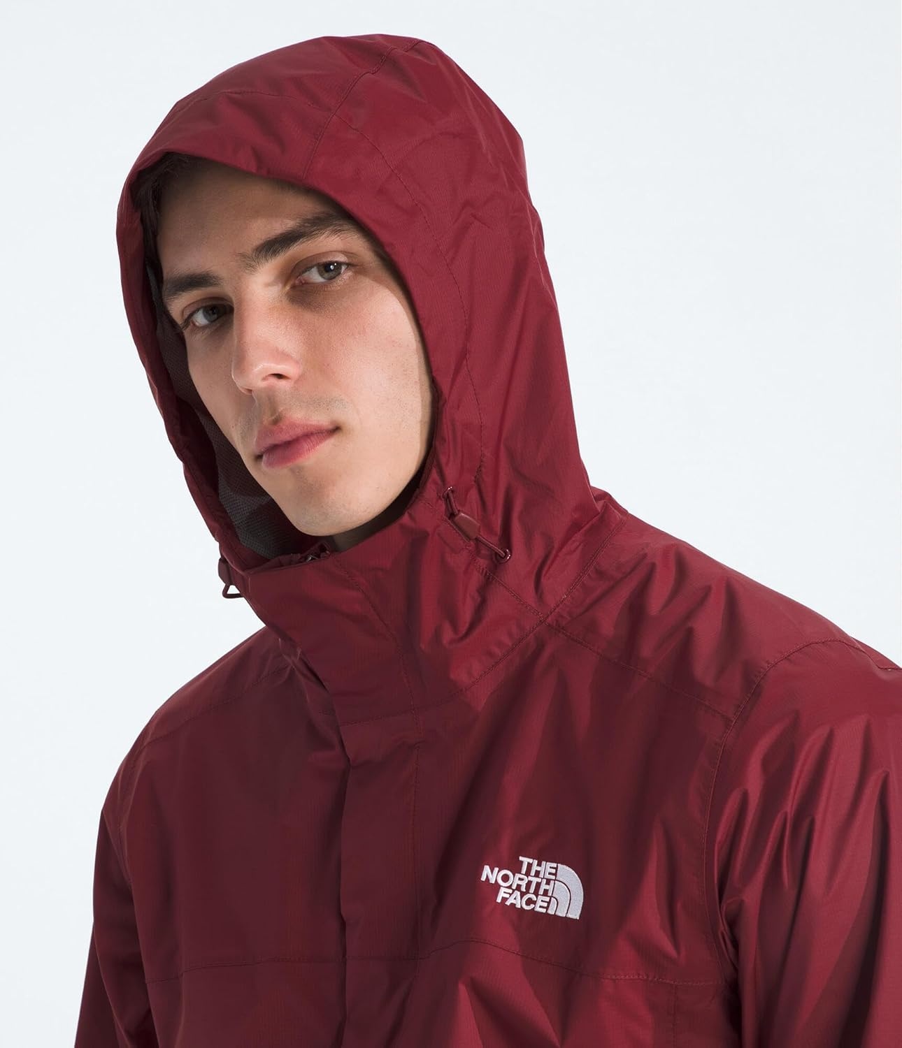 image:imageThe North Face mens Venture 2 Jacket Waterproof amp Windproof Hooded Raincoat Adjustable Hood Breathable PitzipsSumac