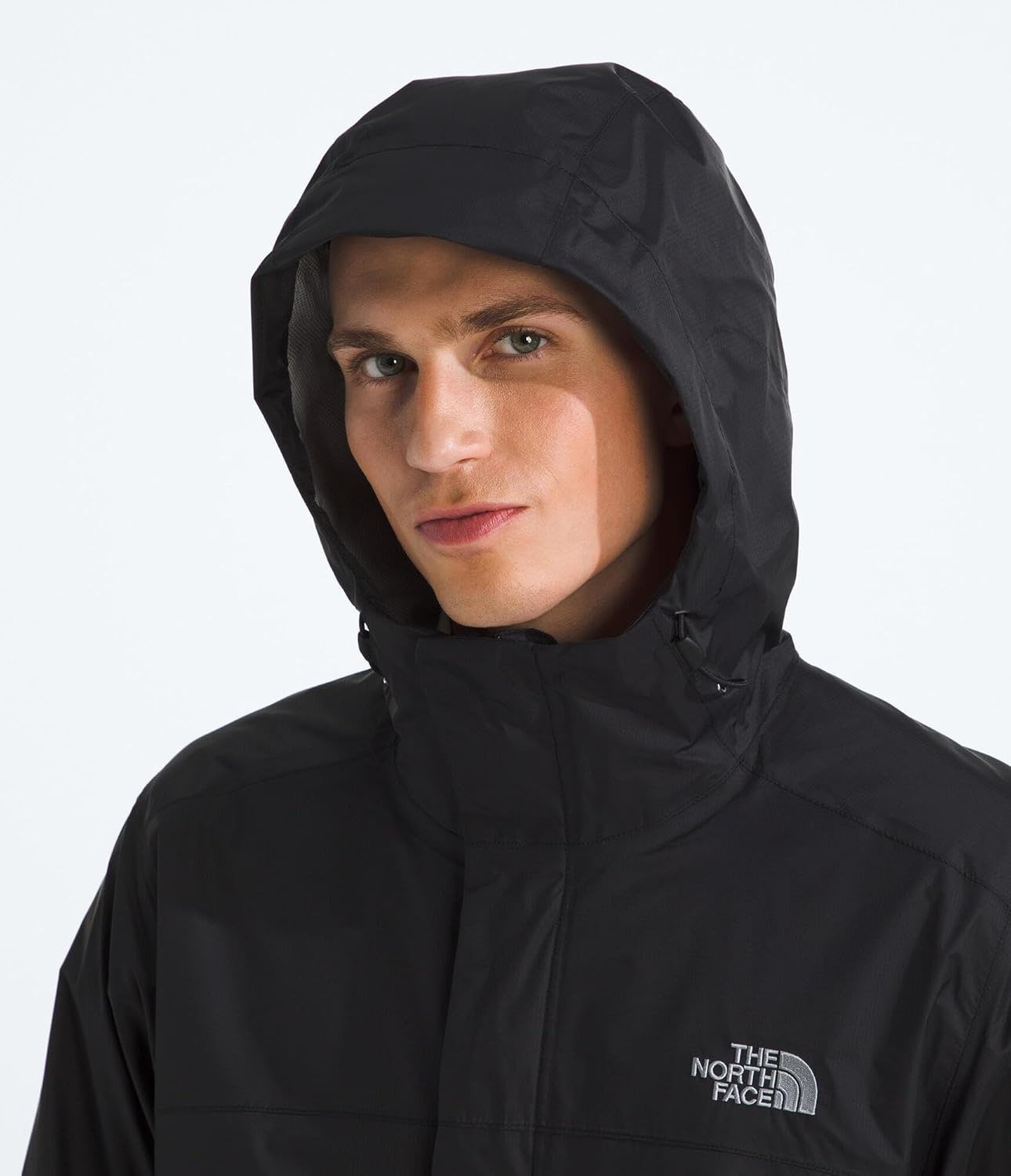 image:imageThe North Face mens Venture 2 Jacket Waterproof amp Windproof Hooded Raincoat Adjustable Hood Breathable PitzipsTnf Black