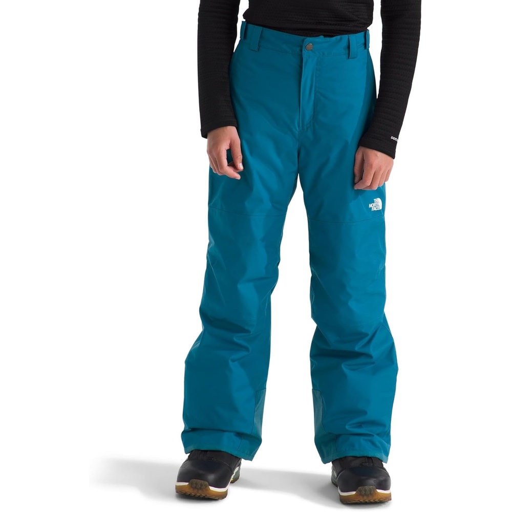 image:imageTHE NORTH FACE Boys Freedom Insulated Pant Waterproof for Ski amp Snowboard Gaiters Adjustable Waist Zip PocketsDusk Blue
