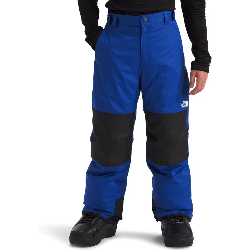 image:imageTHE NORTH FACE Boys Freedom Insulated Pant Waterproof for Ski amp Snowboard Gaiters Adjustable Waist Zip PocketsTnf Blue