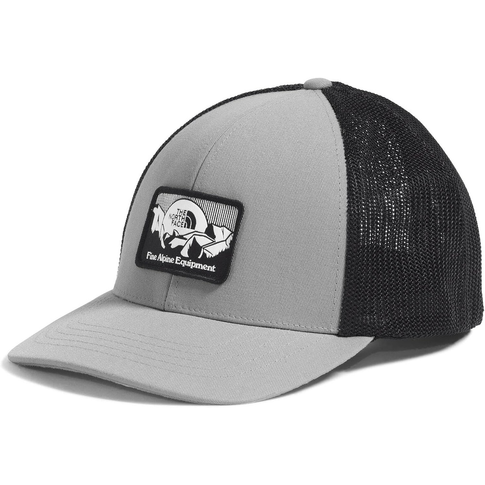 image:imageTHE NORTH FACE Fitted Truckee Trucker Baseball Style Cap for Men amp Women Casual Hat for Golf Cycling amp Everyday WearTnf Medium Grey HeatherMountainscape Patch